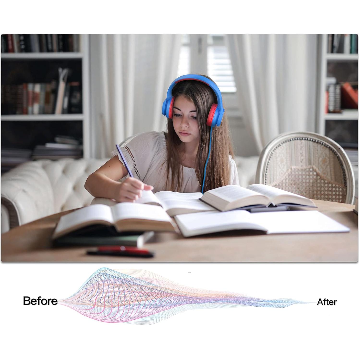 Auriculares LORELEI E7 para Niños con Micrófono Plegables