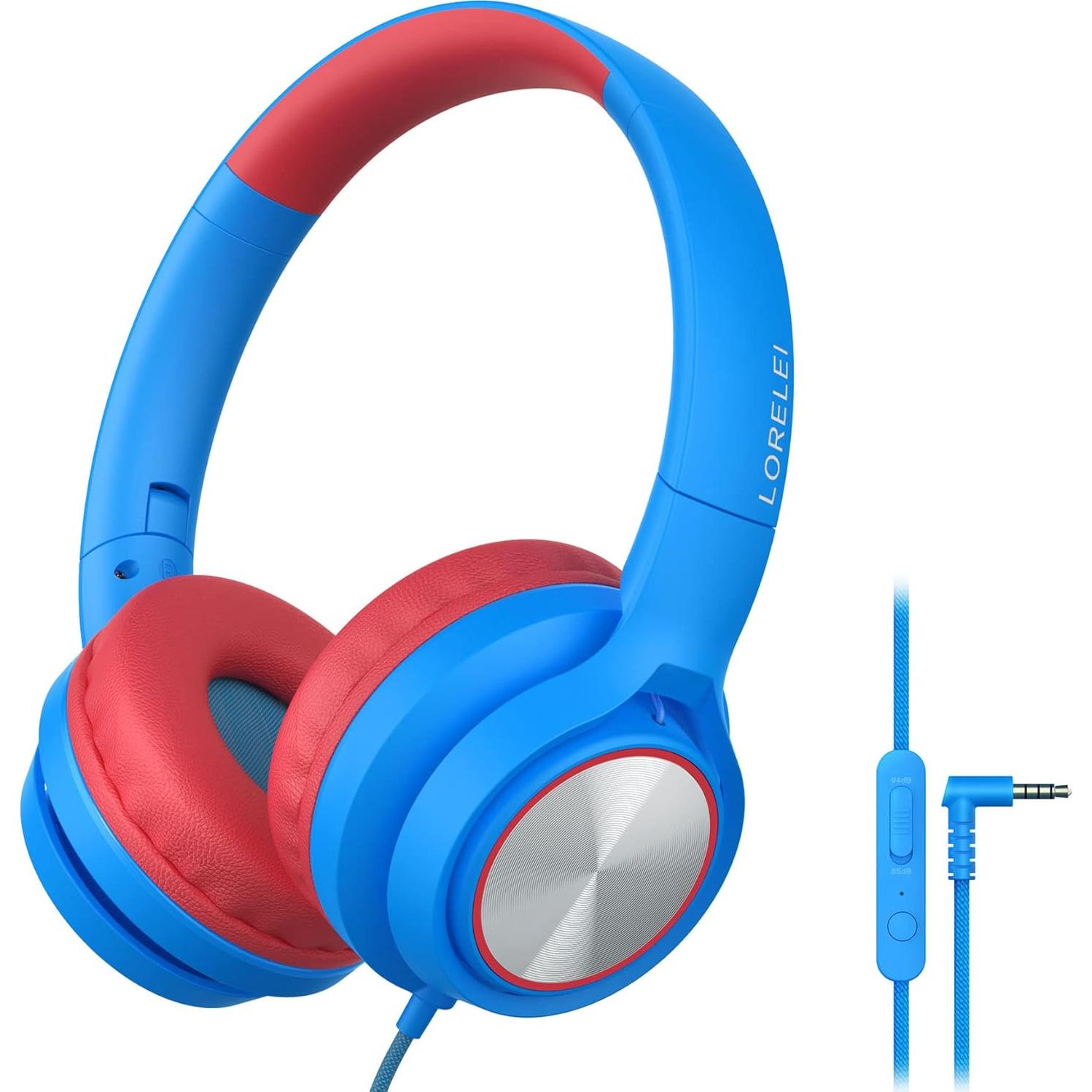 Auriculares LORELEI E7 para Niños con Micrófono Plegables