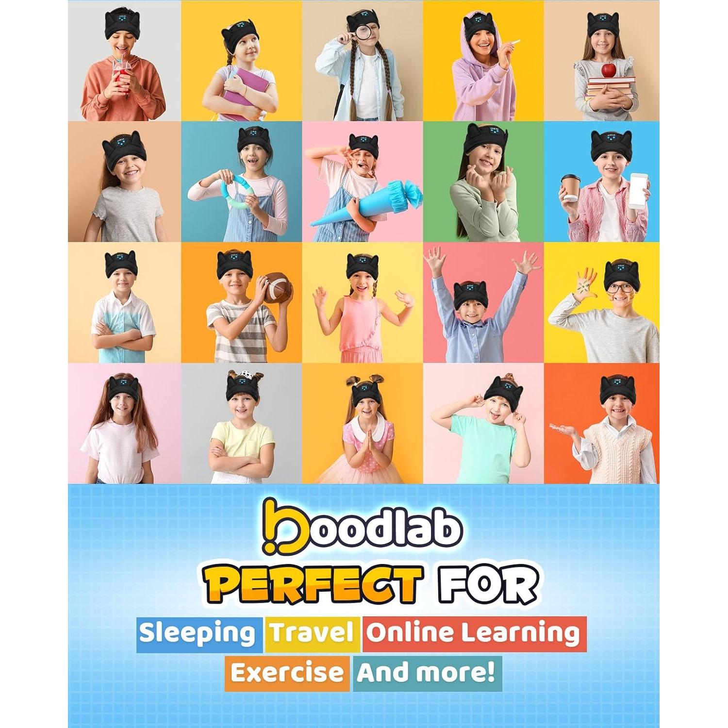 Auriculares Bluetooth para Niños Boodlab BDEM01 Diadema 3.5mm