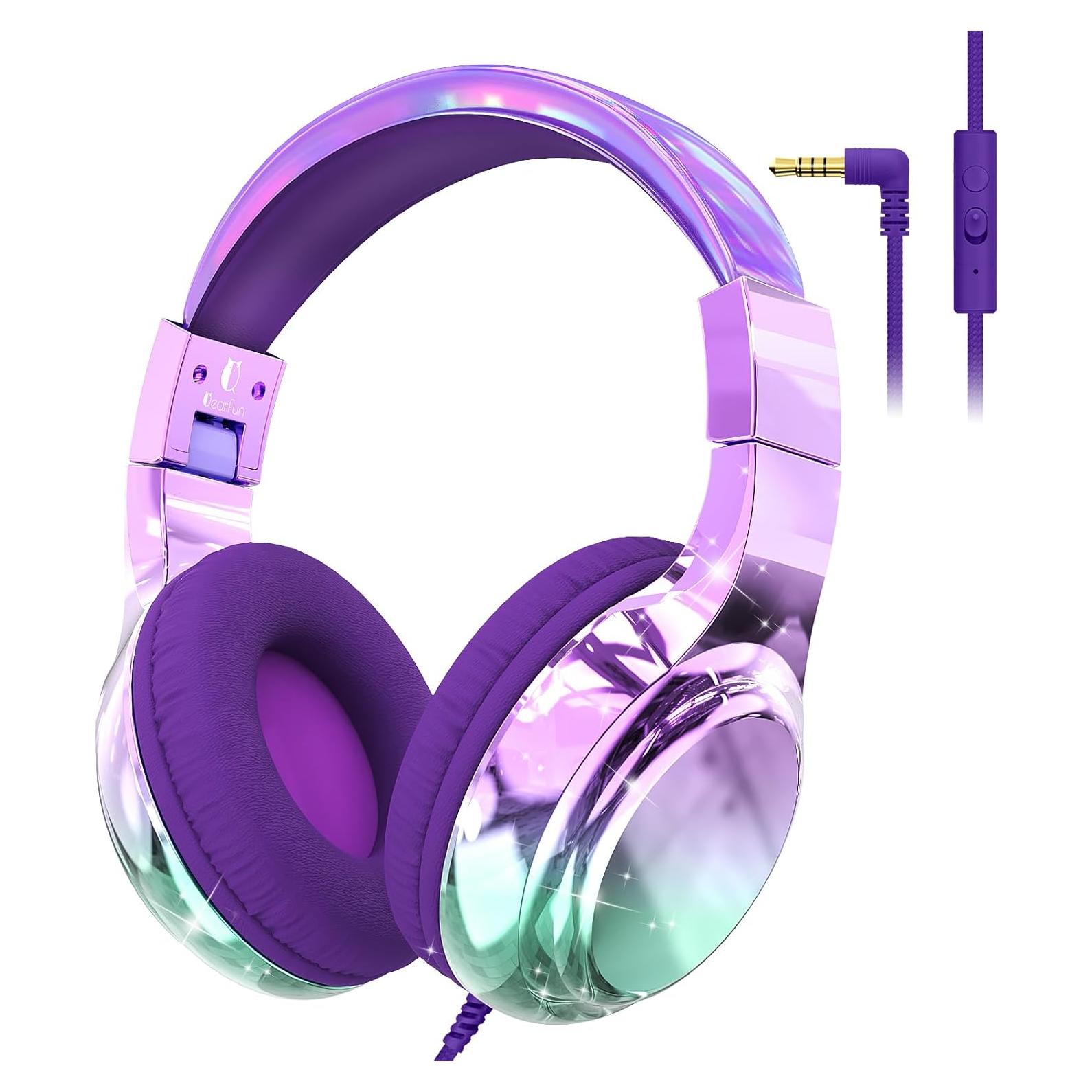 Auriculares QearFun Plegables para Niños con Micrófono 85dB