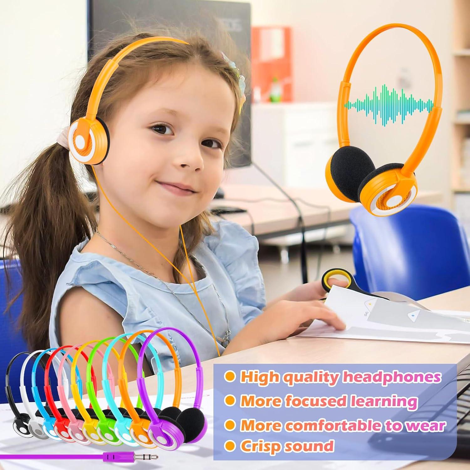 Auriculares escolares CNSZSLZ776 - Paquete de 30 colores 1.81 kg