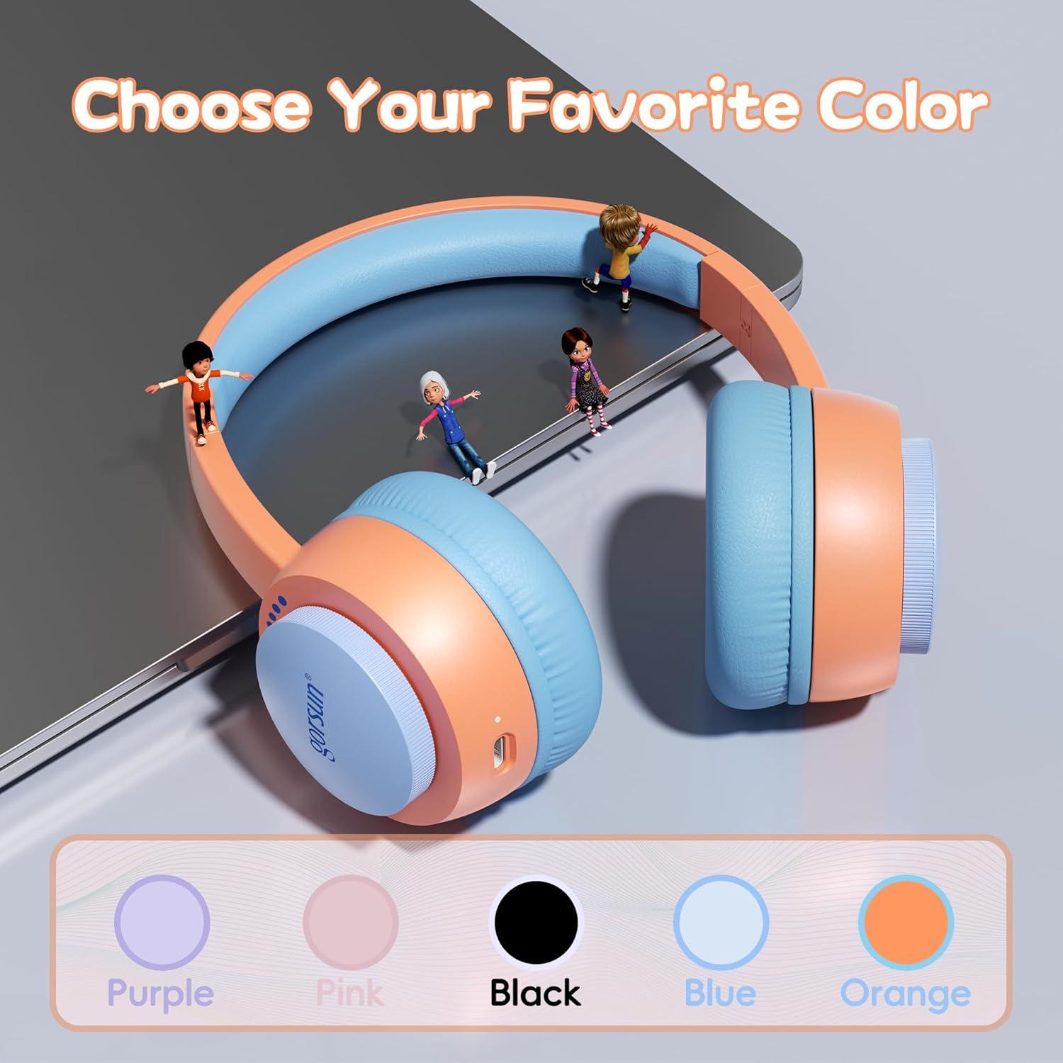 Auriculares Inalámbricos para Niños gorsun E65 Bluetooth 5.3 85dBA