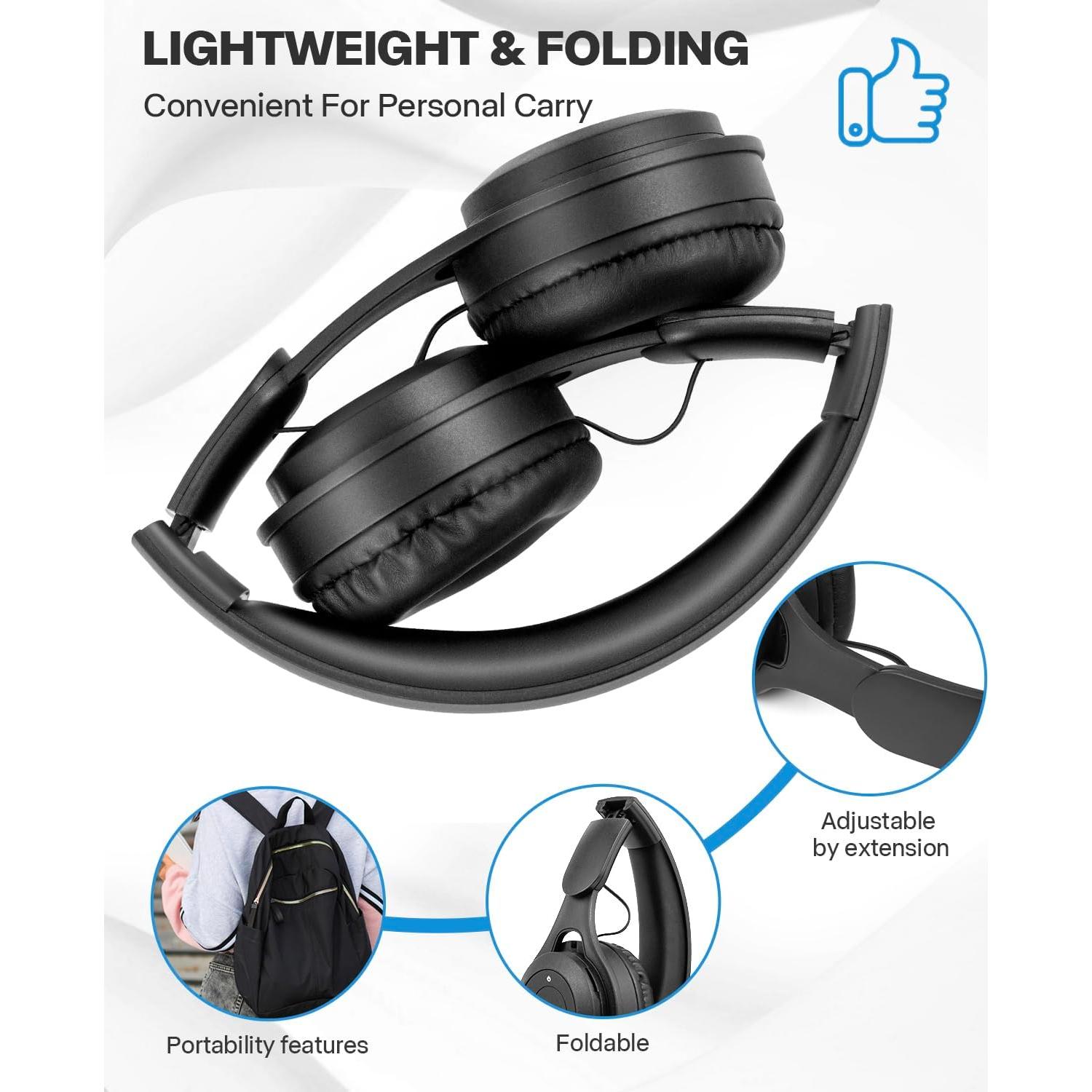 Auriculares Bluetooth para Niños SCK-08, Sonido HD, Plegables