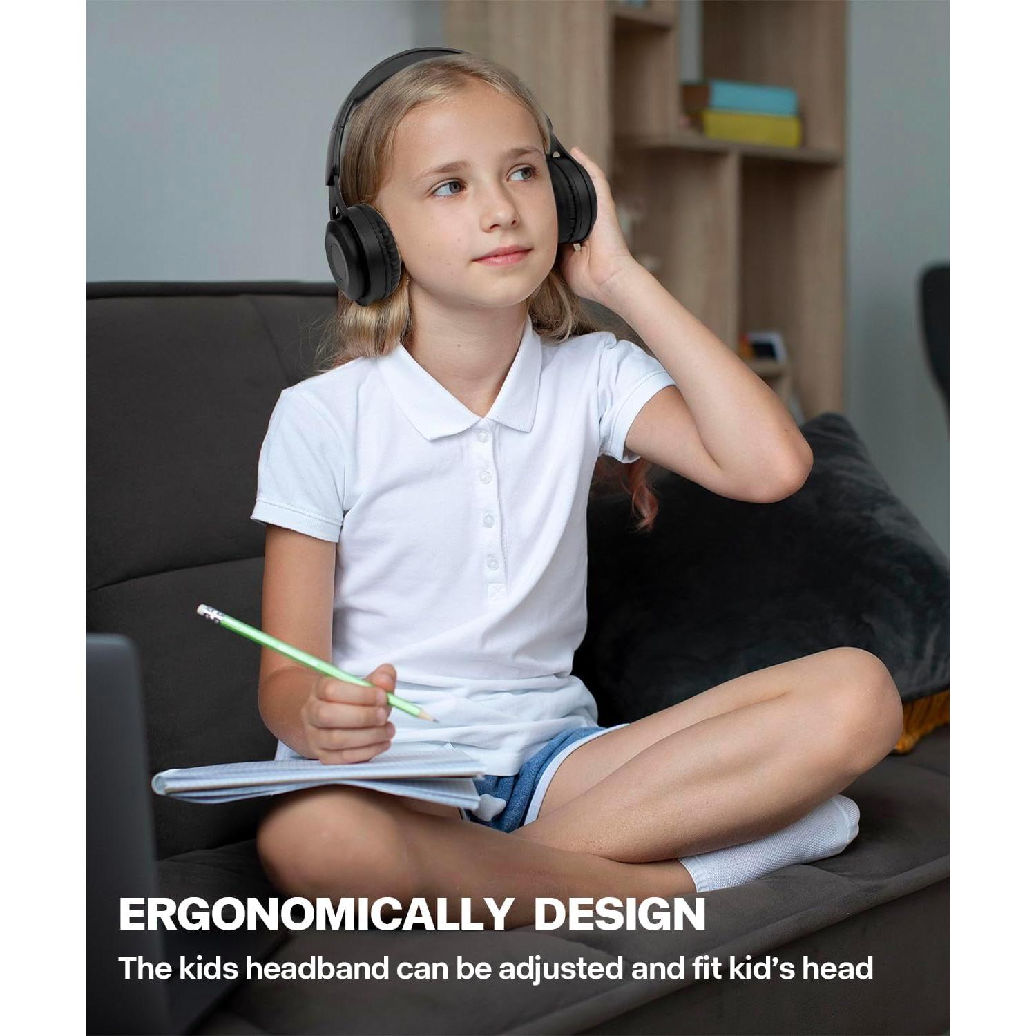 Auriculares Bluetooth para Niños SCK-08, Sonido HD, Plegables