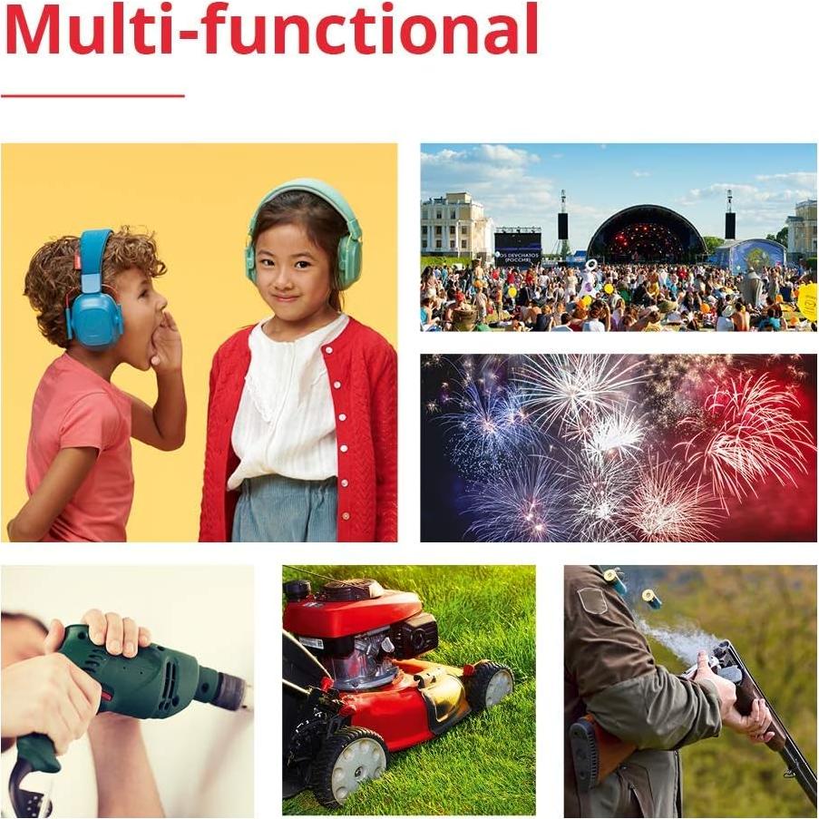 Auriculares Muffy Kids Alpine - Protección Auditiva Rosa 25dB