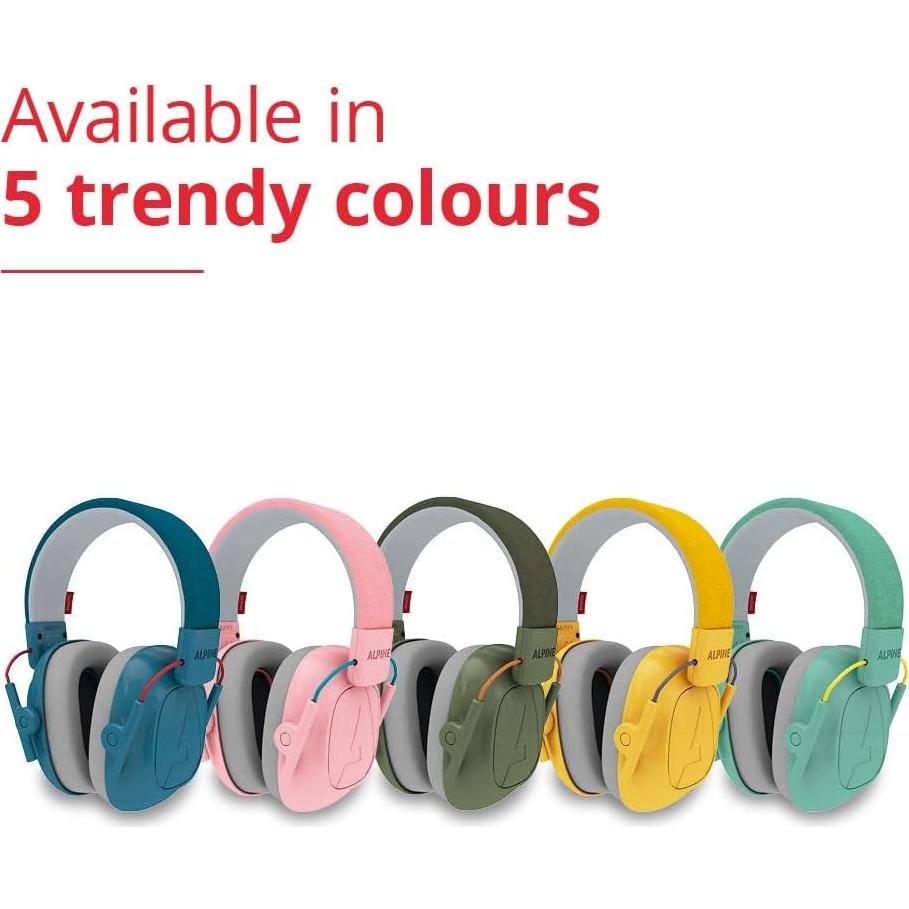 Auriculares Muffy Kids Alpine - Protección Auditiva Rosa 25dB