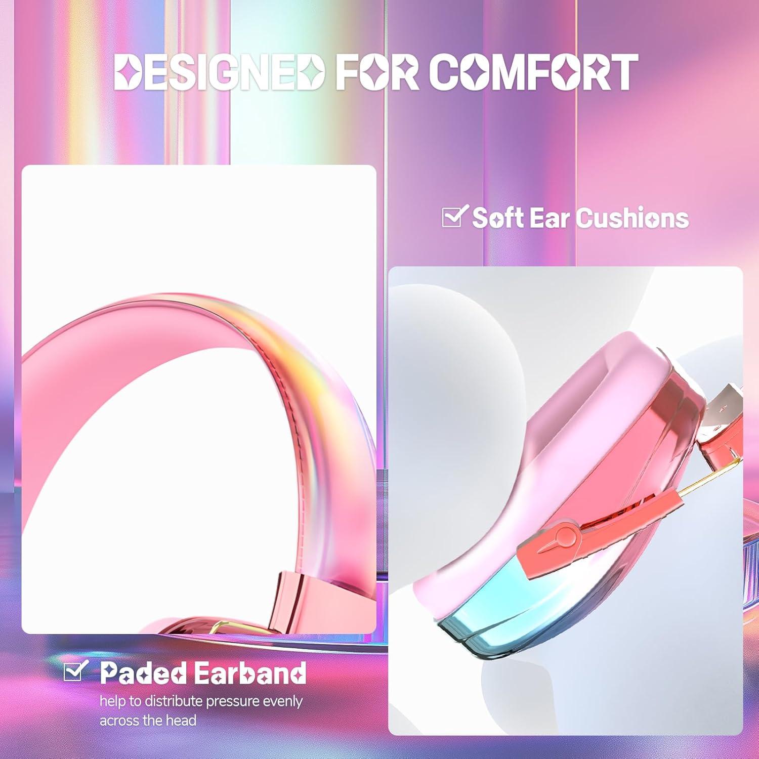 Auriculares Aislantes Homicozy para Niños Rosa - Reducción de Ruido 25dB