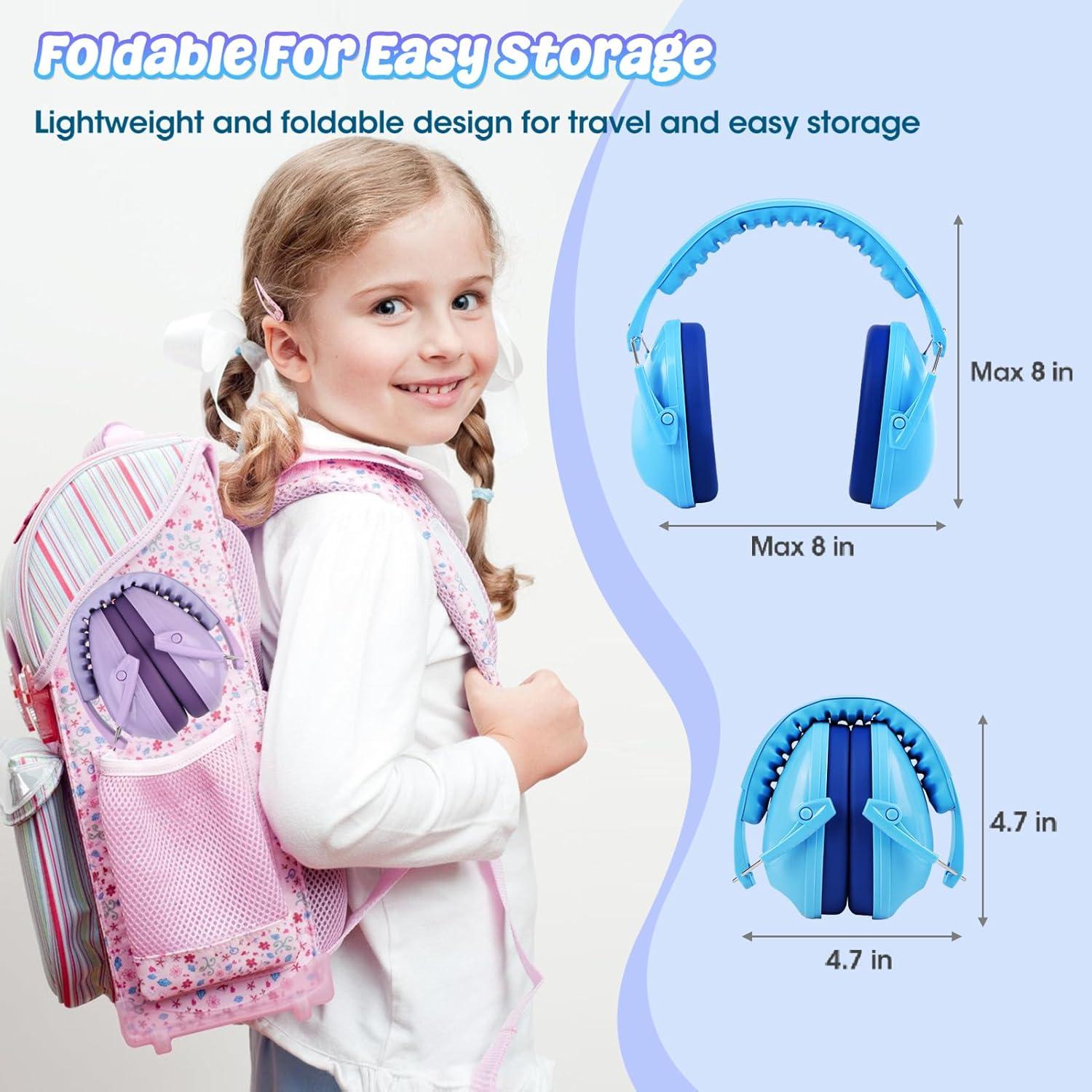 Auriculares Canceladores de Ruido MelonArt para Niños SNR28dB