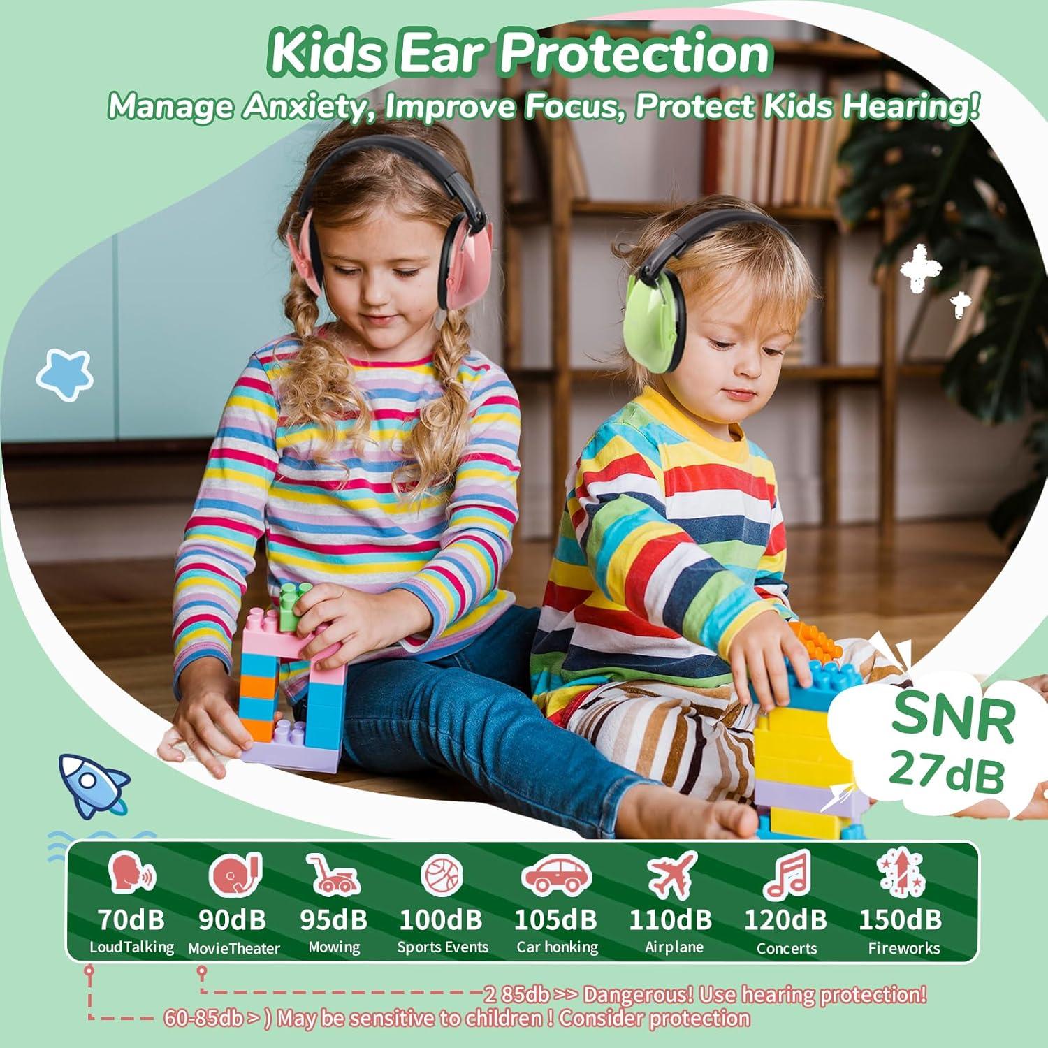 Auriculares Canceladores de Ruido MelonArt para Niños 27dB