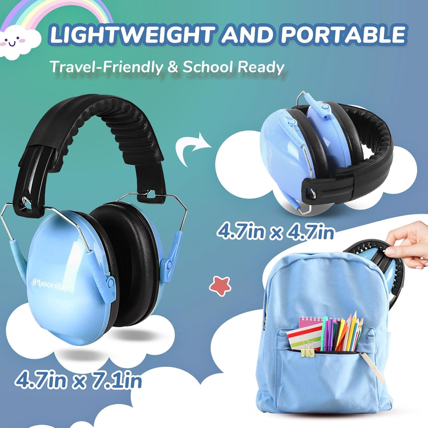 Auriculares Canceladores de Ruido MelonArt para Niños 27dB