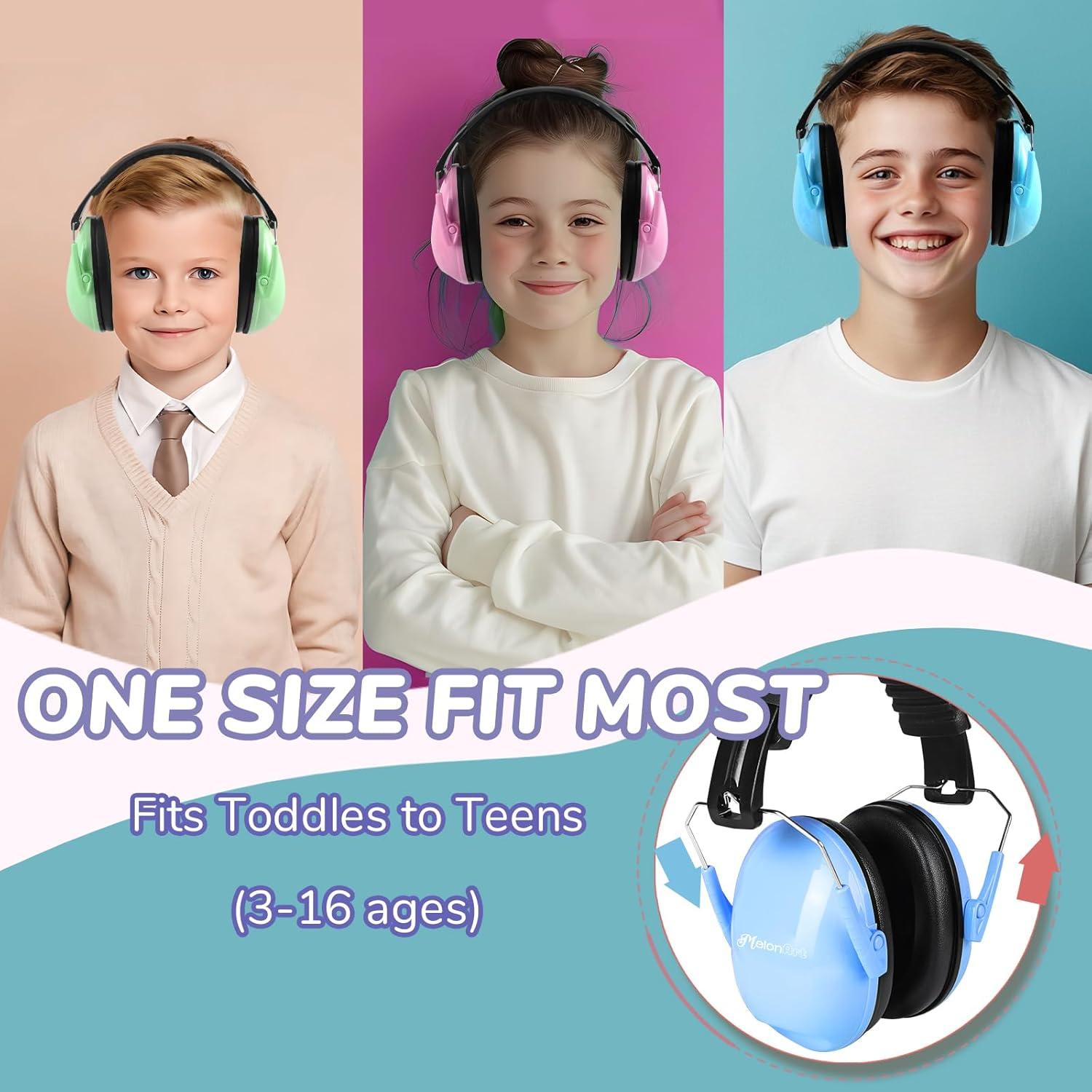 Auriculares Canceladores de Ruido MelonArt para Niños 27dB