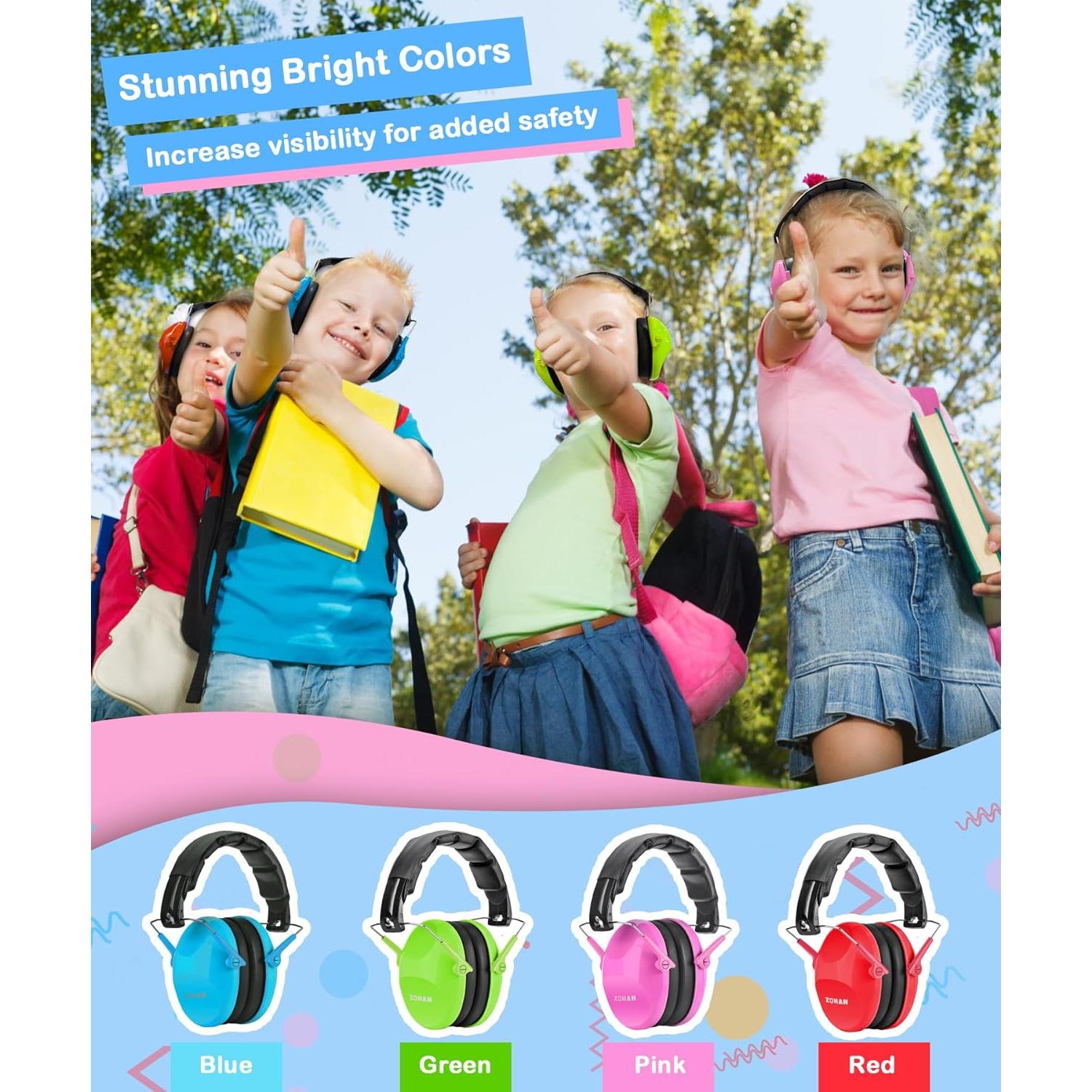 Auriculares ZOHAN para Niños con Cancelación de Ruido 25dB