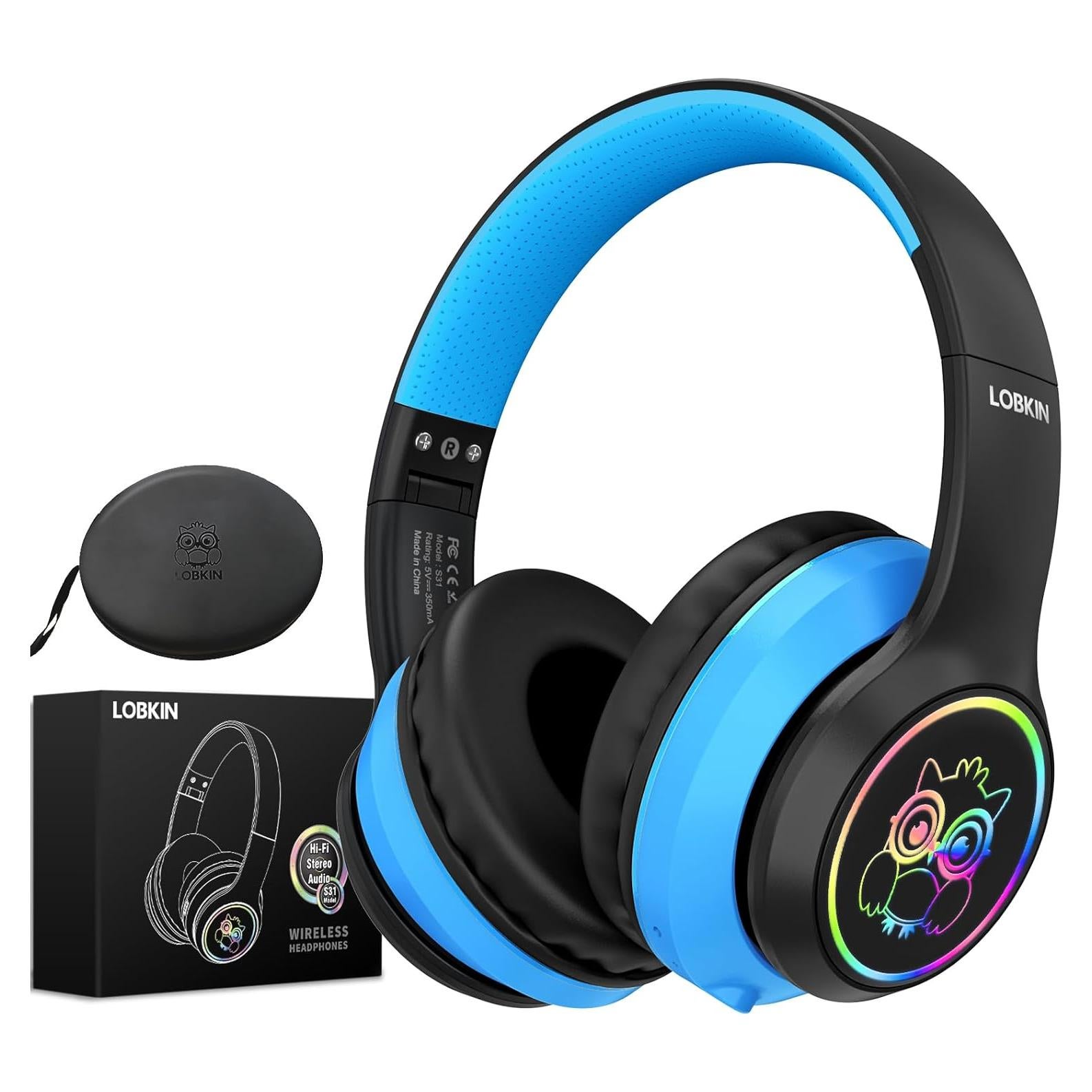 Auriculares Inalámbricos LOBKIN S31 para Niños con LED 50H