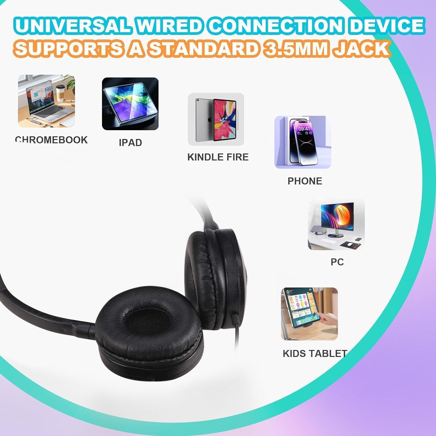 Auriculares para Niños ZHENWAY 25 Unidades 003 Negros