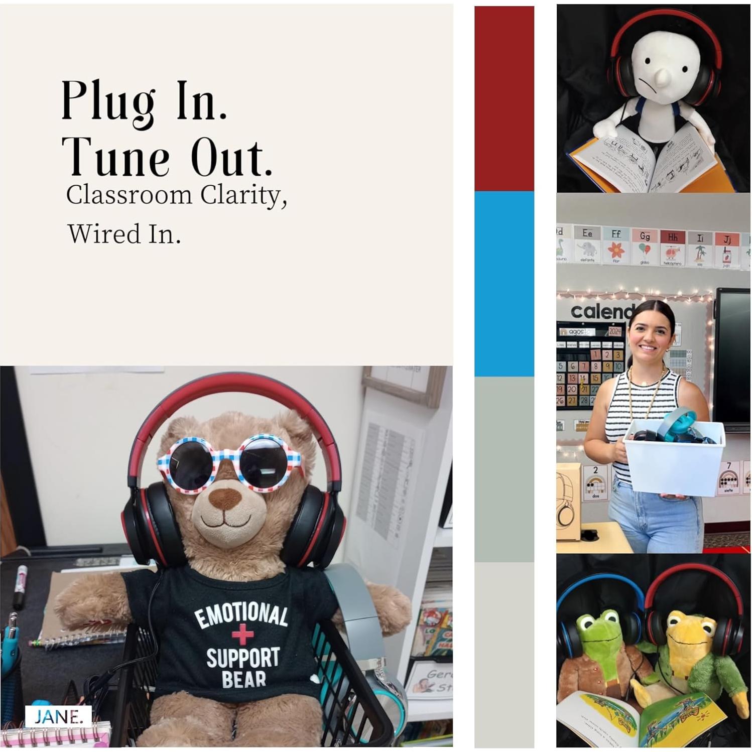 Auriculares por Cable MIXCU JrX3 para Niños y Adolescentes - Paquete de 3