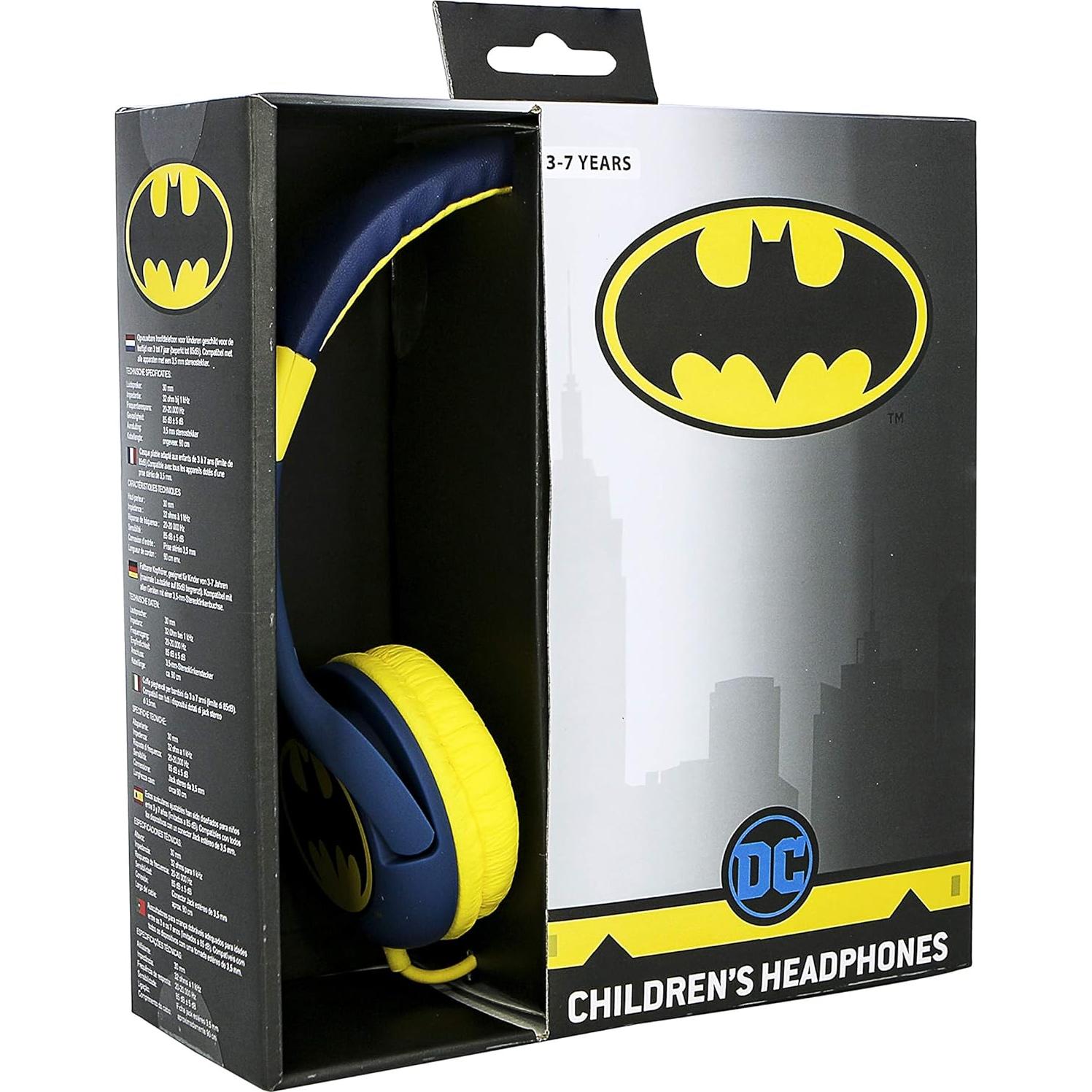 Auriculares con Cable OTL Technologies Batman para Niños 3-7 Años