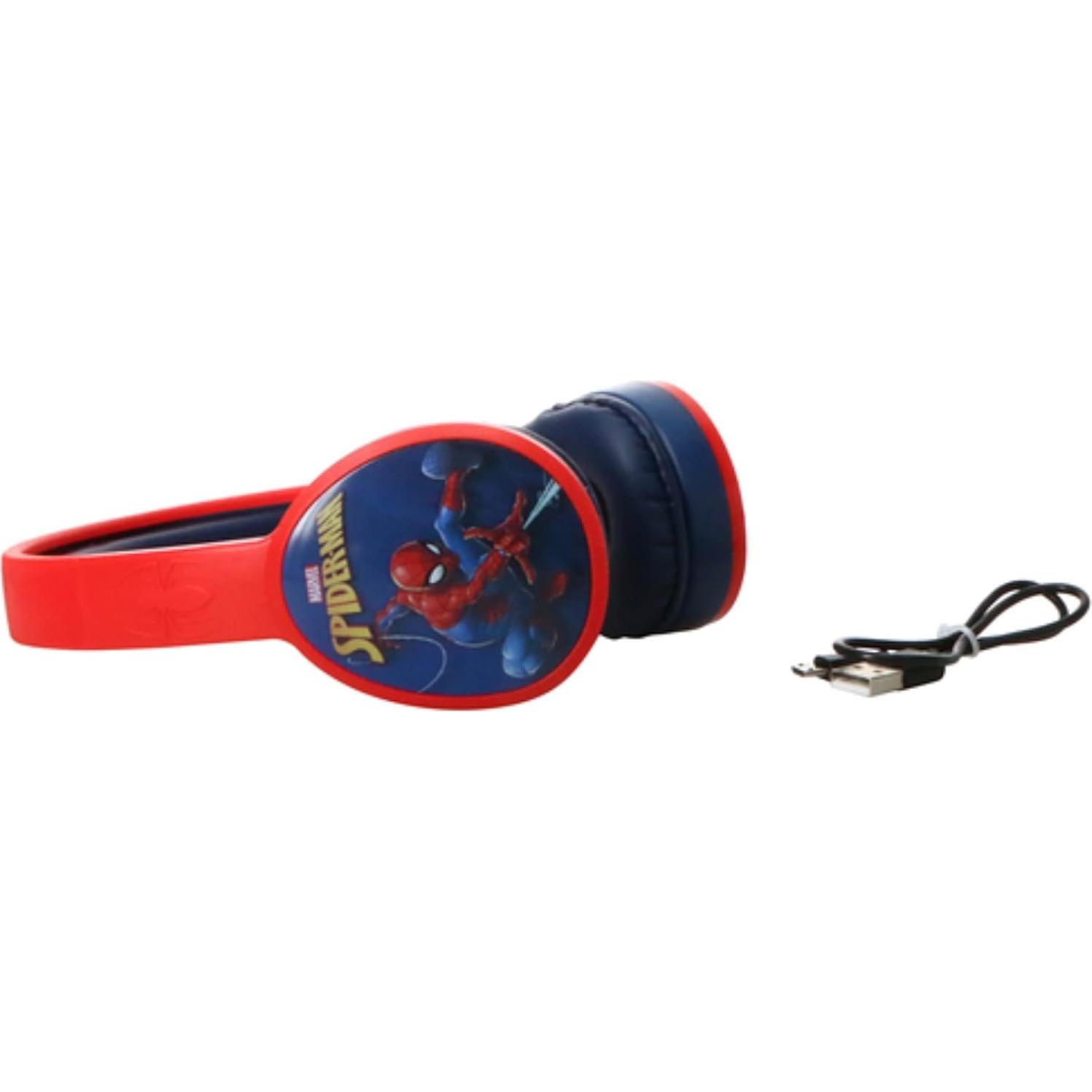 Auriculares Bluetooth Spider Man para Niños 3-8 Años