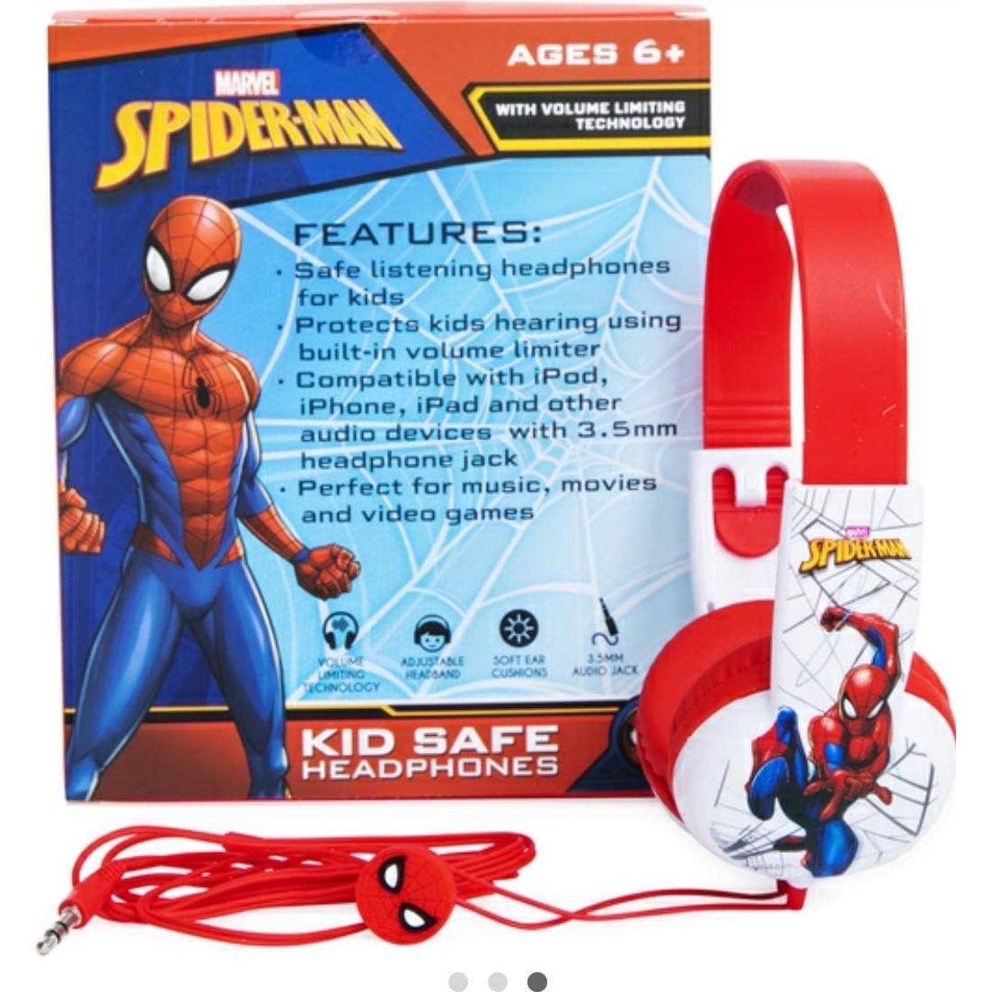 Auriculares para Niños Spider-Man 0062 con Almohadillas Acolchadas