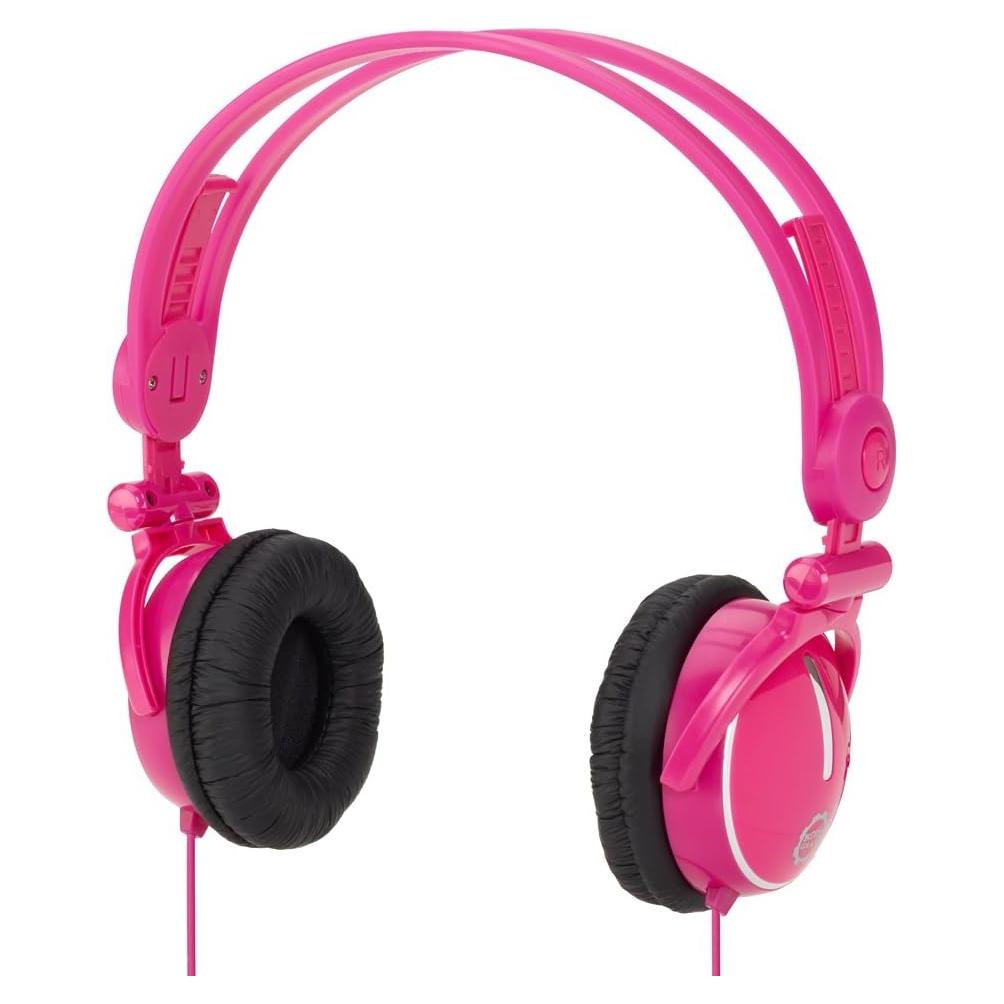 Auriculares Plegables Kidz Gear Rosa con Límite de Volumen