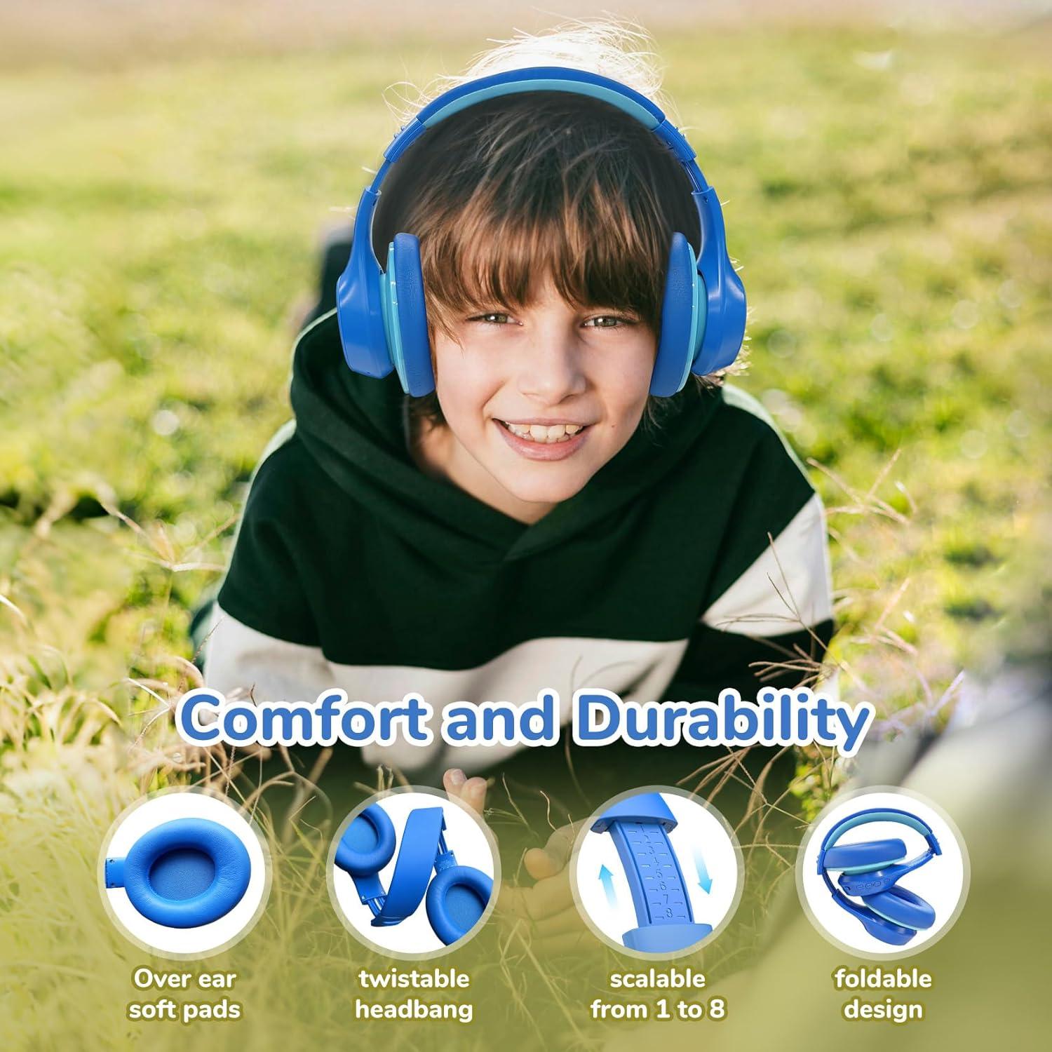 Auriculares Bluetooth EarFun K4NC para Niños con ANC 120h
