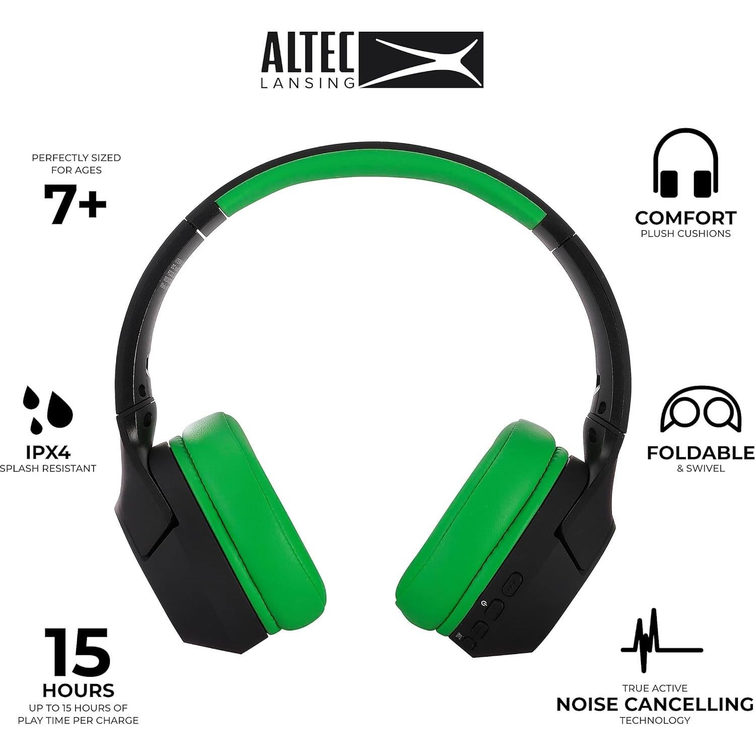 Auriculares Inalámbricos Altec Lansing MZX4500 Niños 85dB Verde