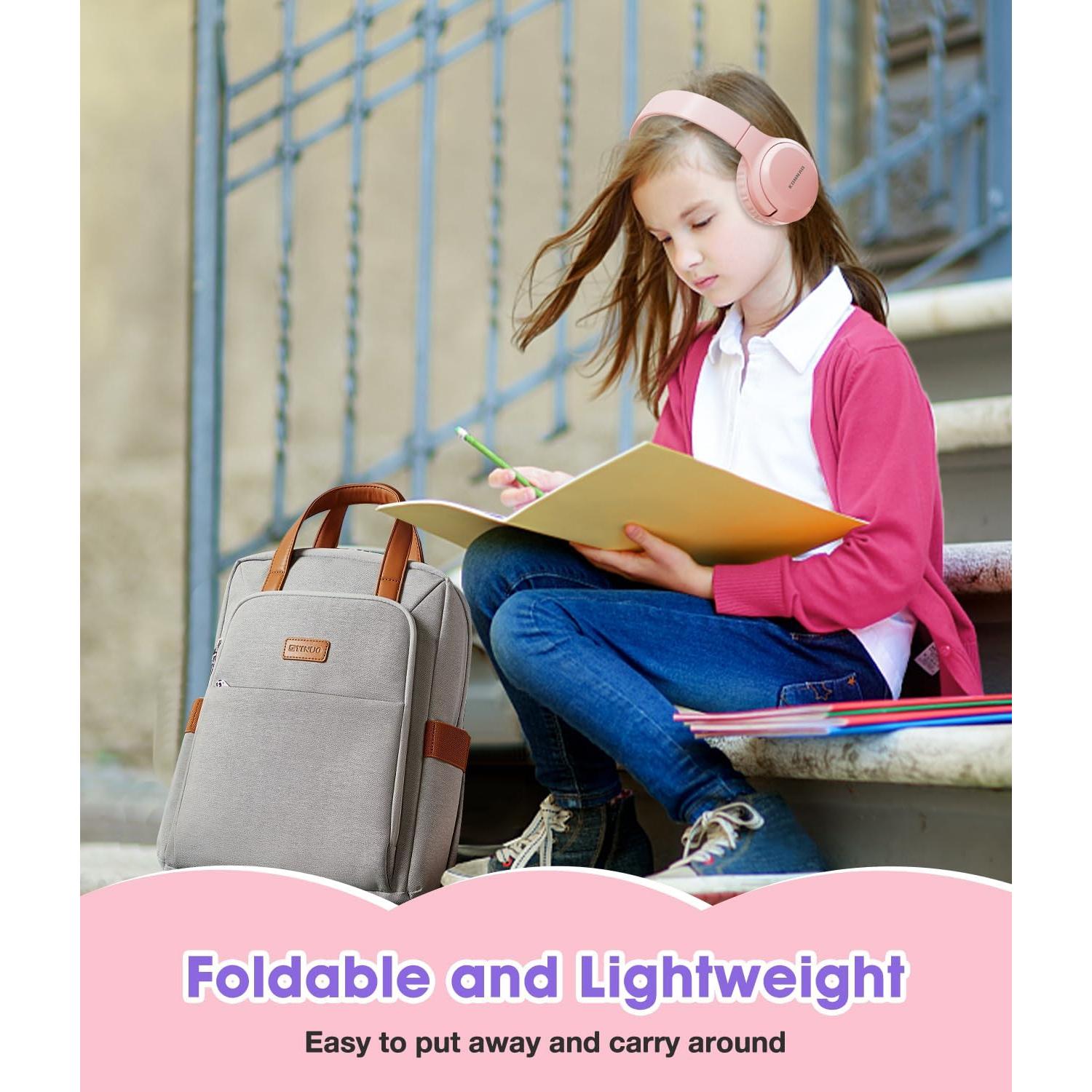 Auriculares Inalámbricos KONNAO para Niños Rosa 60H 85dB