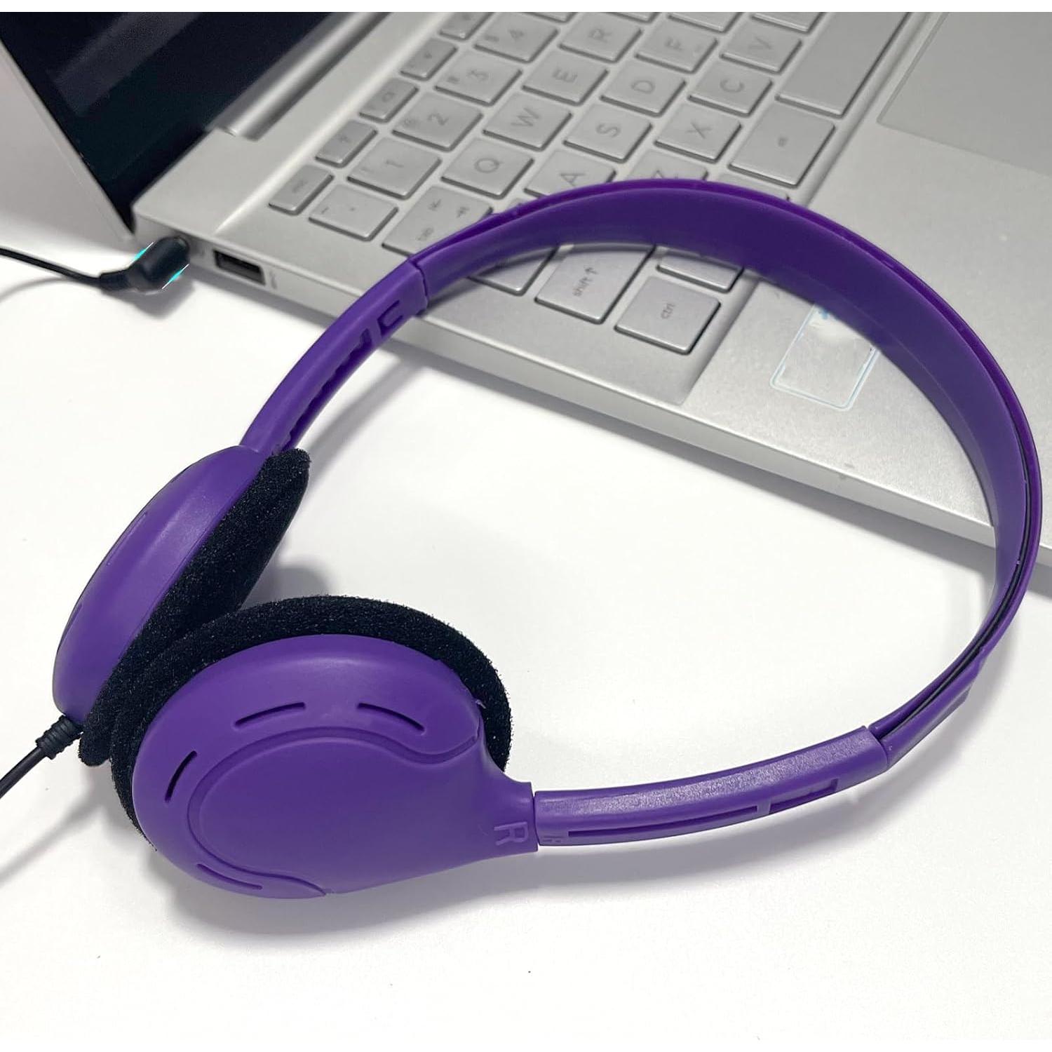 10 Auriculares para Niños ZHENWAY Multicolor 3.5mm Aula