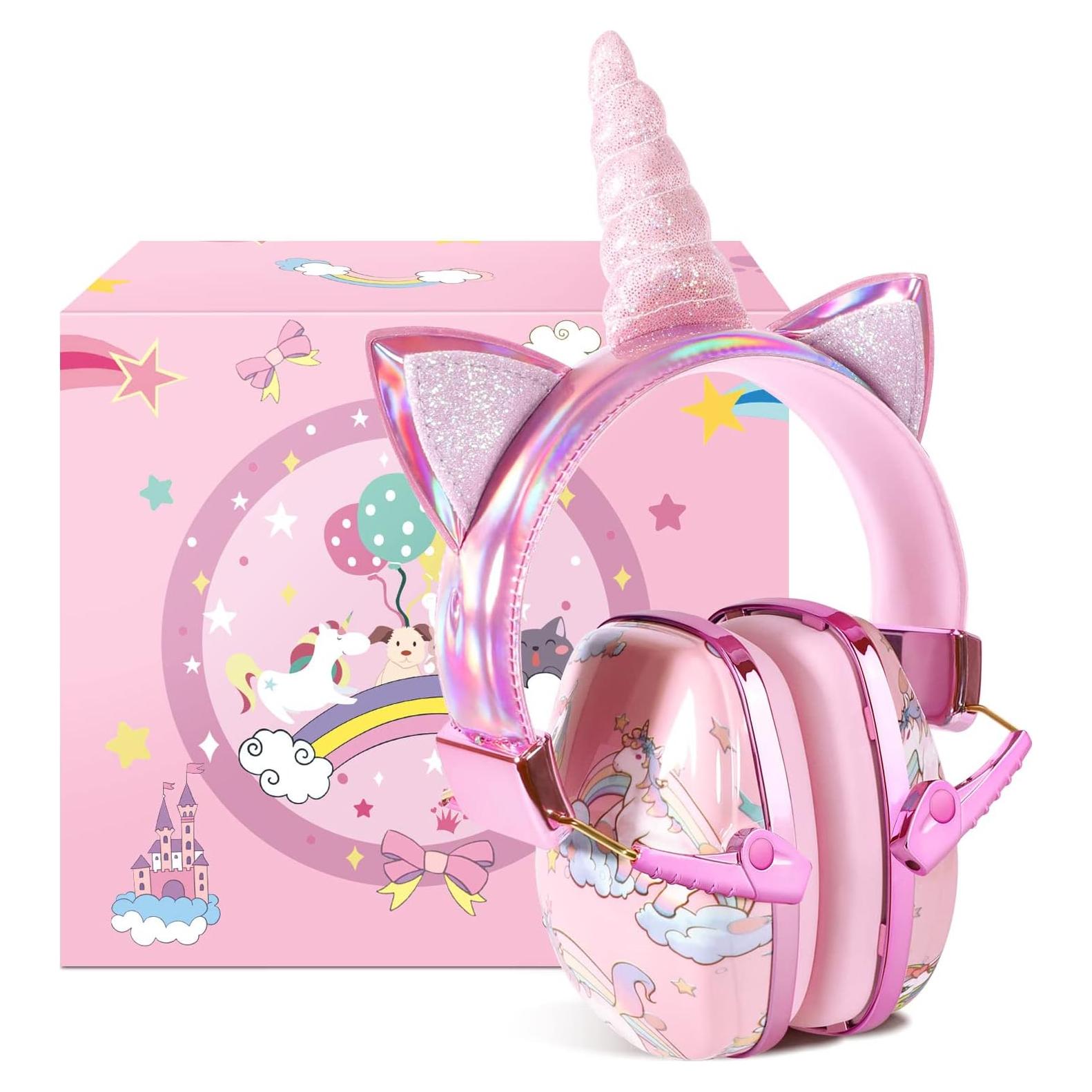 Auriculares Aislantes de Ruido Homicozy Unicornio 3D Niños