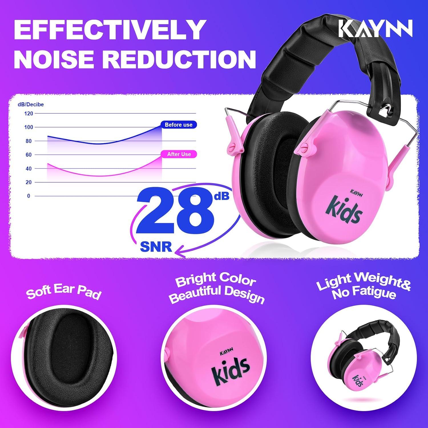 Auriculares KAYNN 032 para Niños - Protección Auditiva 28dB
