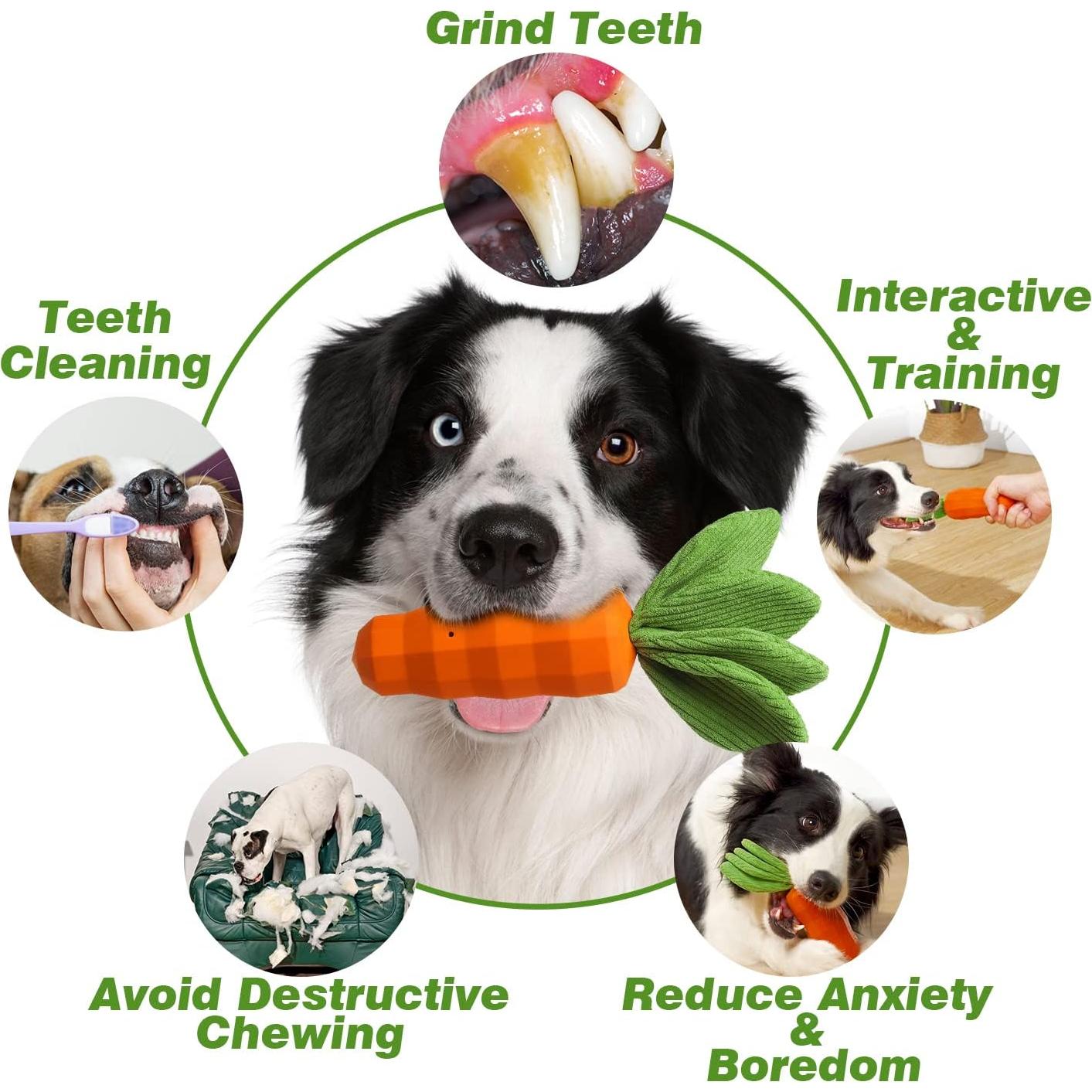 Juguete Squeaky para Perros MewaJump Zanahoria 22,86 cm