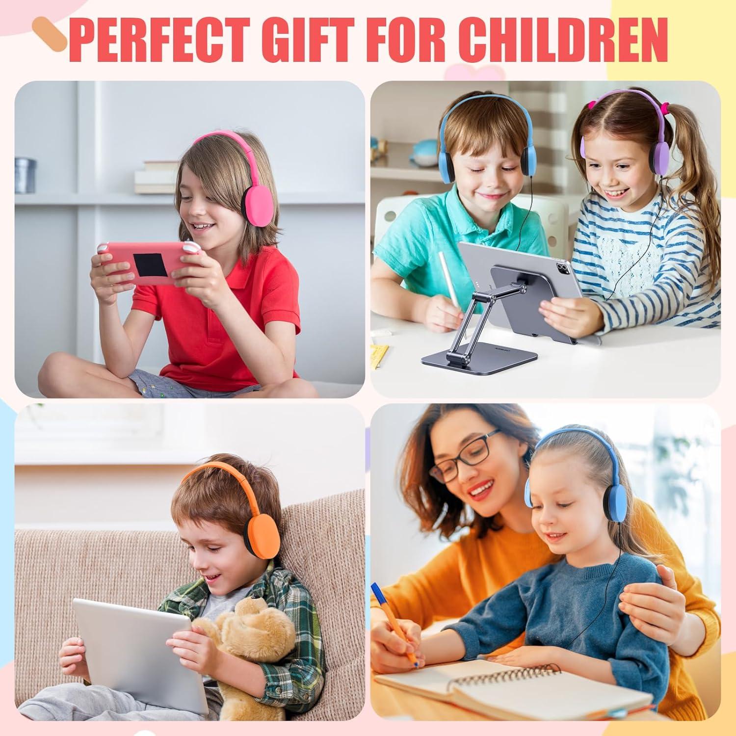 Auriculares con Cable LOVE·FEEL para Niños - Paquete de 12 Colores