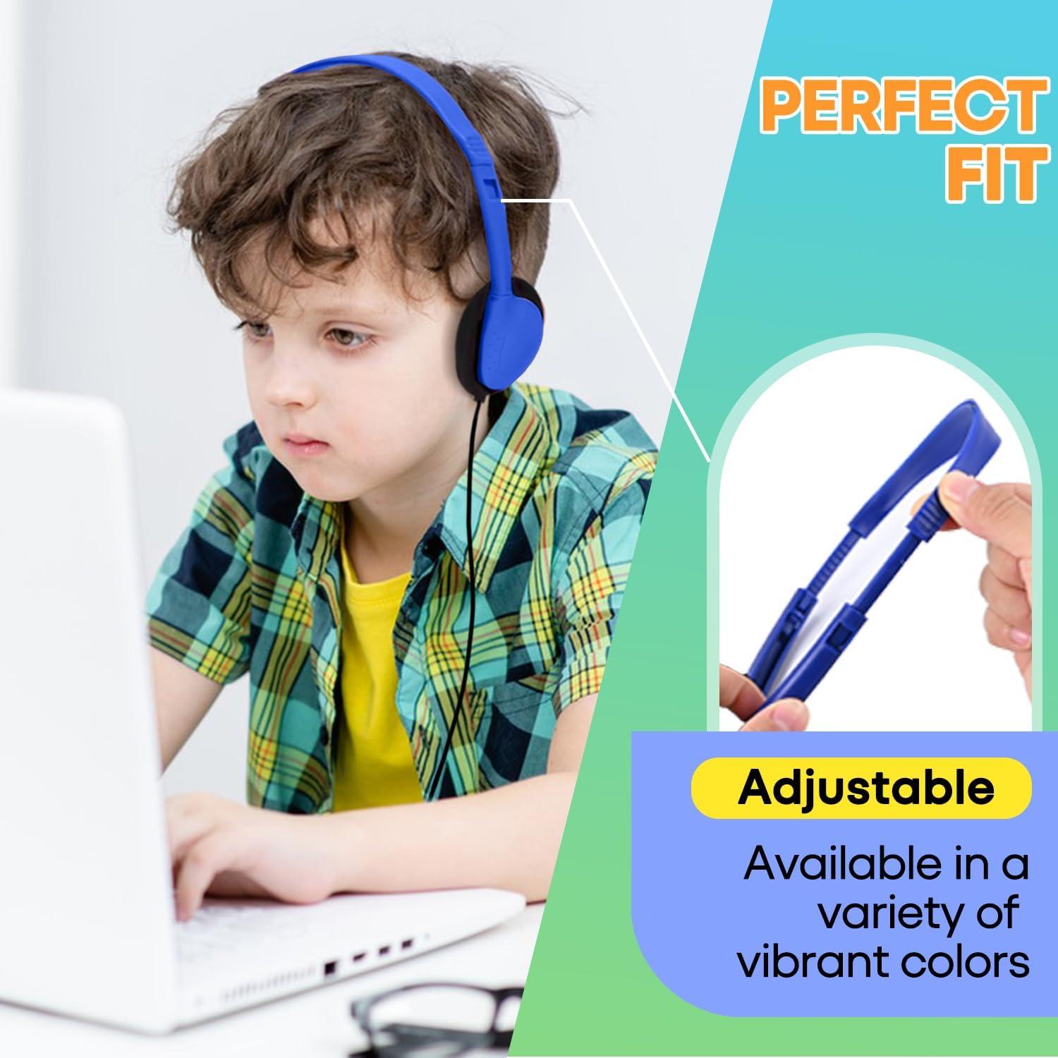 Auriculares con Cable Wensdo HY857 para Niños - Paquete de 8 Colores