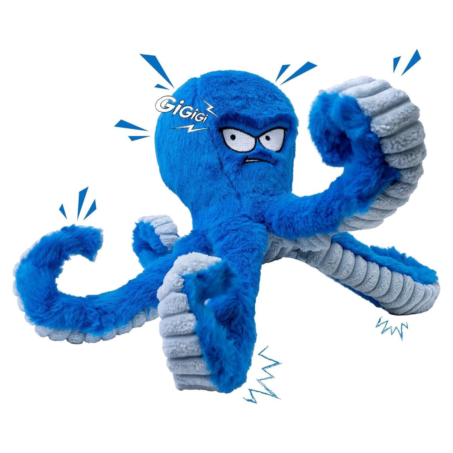 Juguete para Perros LEGEND SANDY Pulpo Azul 36.83 cm