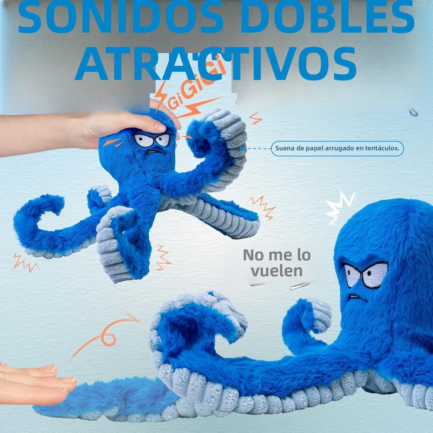 Juguete para Perros LEGEND SANDY Pulpo Azul 36.83 cm