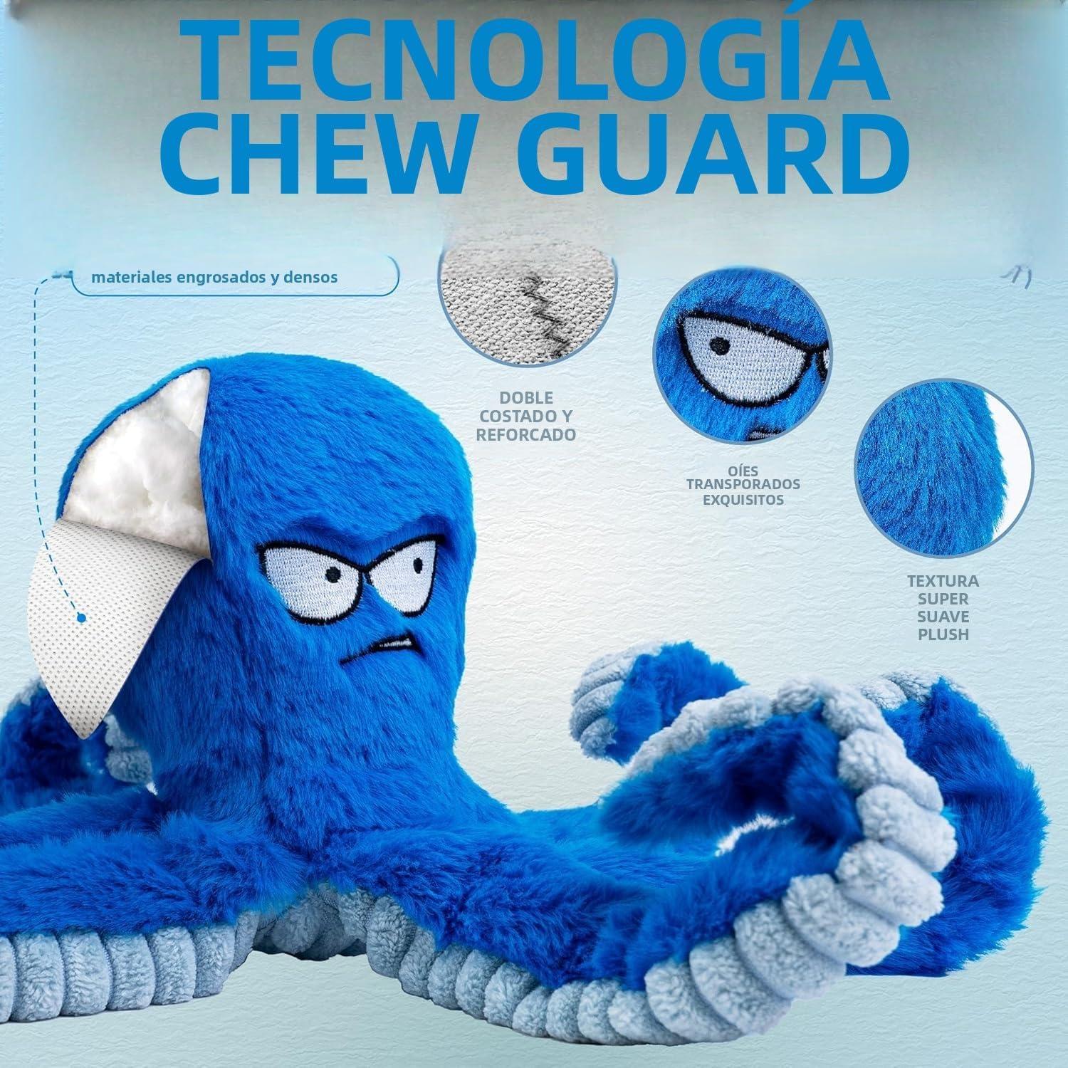 Juguete para Perros LEGEND SANDY Pulpo Azul 36.83 cm