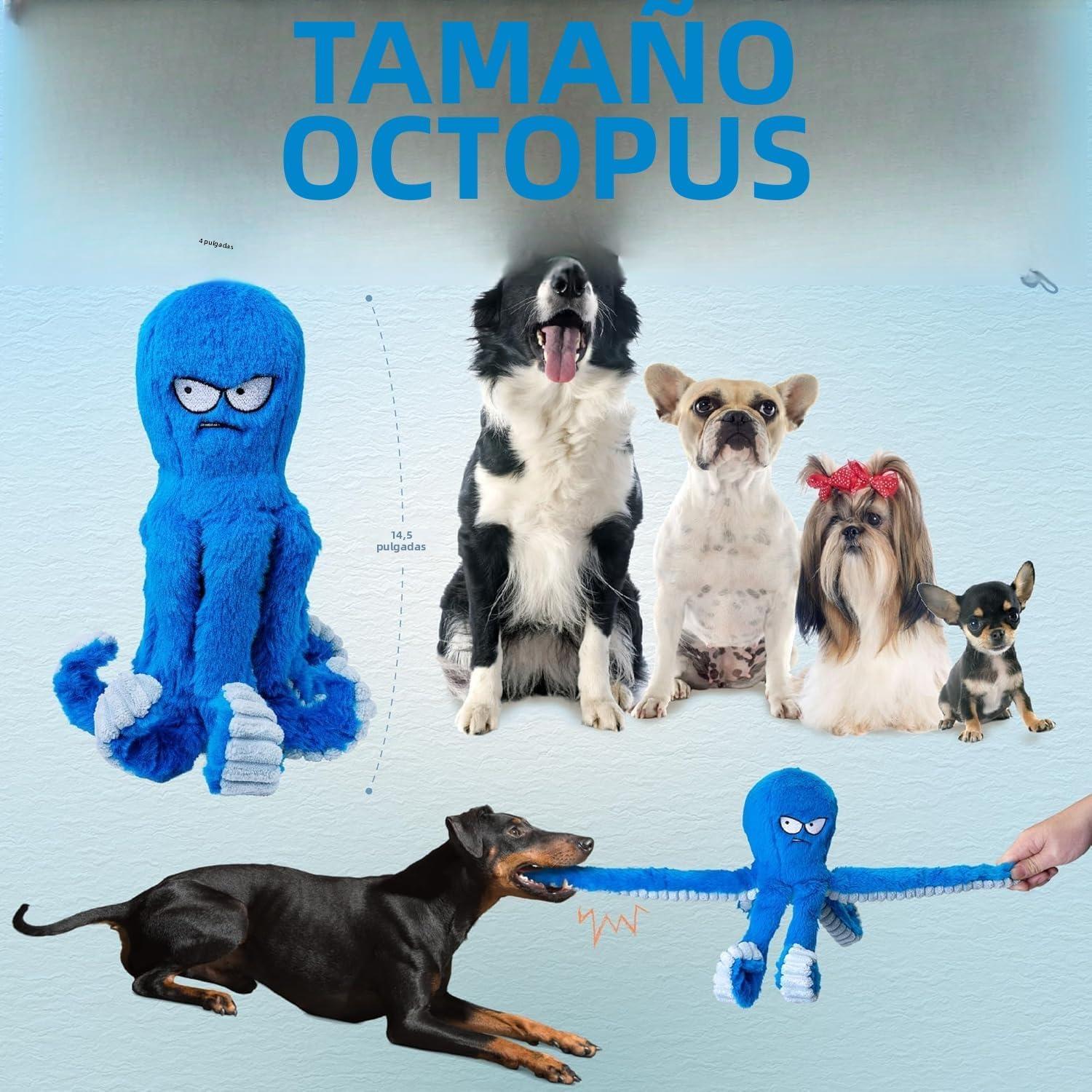 Juguete para Perros LEGEND SANDY Pulpo Azul 36.83 cm