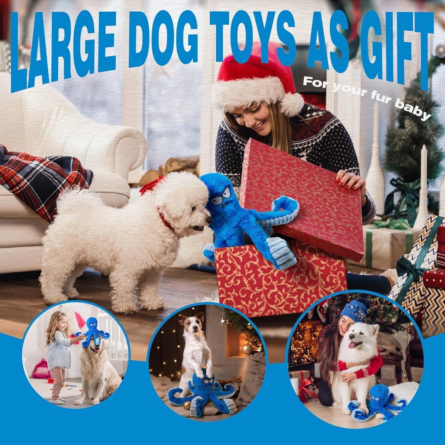 Juguete para Perros LEGEND SANDY Pulpo Azul 36.83 cm