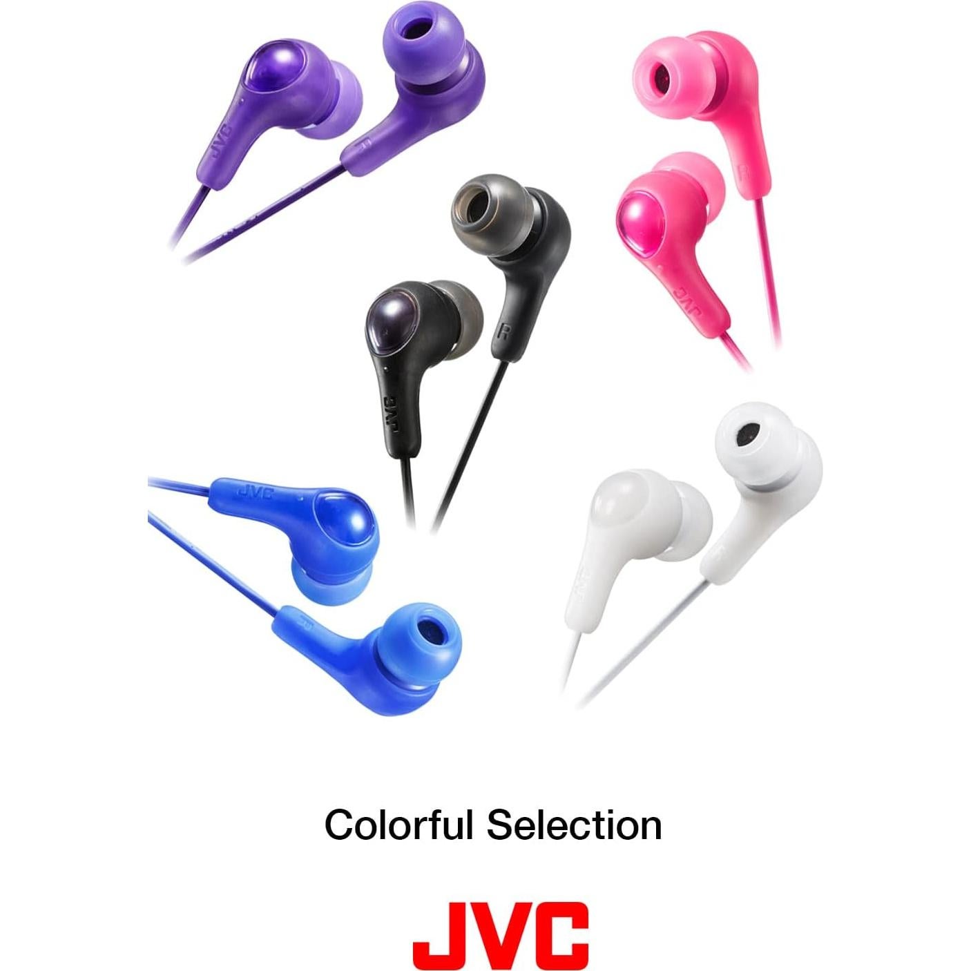 Auriculares In Ear JVC Gumy HAFX7V Púrpura, Sonido Potente