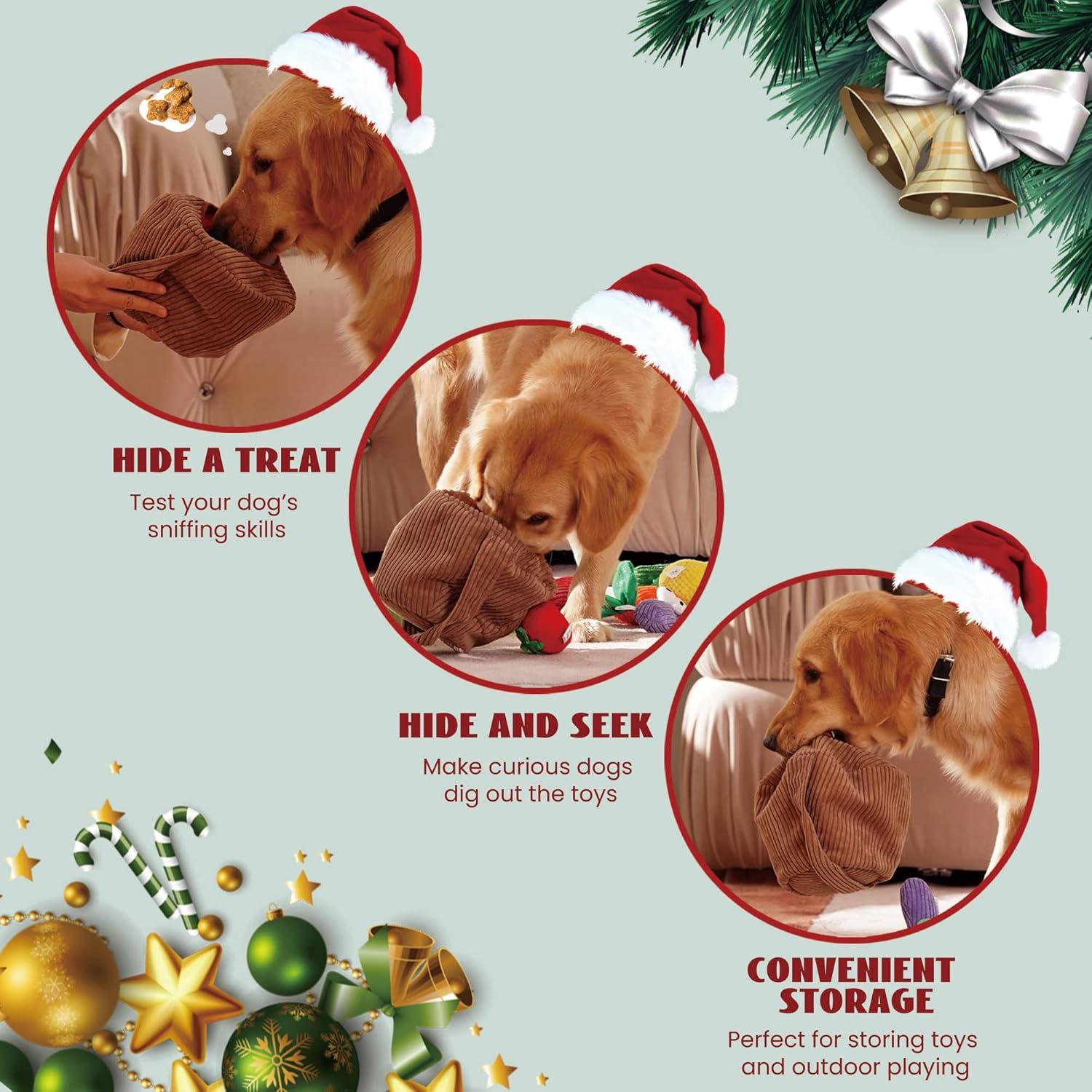 Juguetes Squeaky para Perros Nocciola - 15 Piezas Frutas Verduras