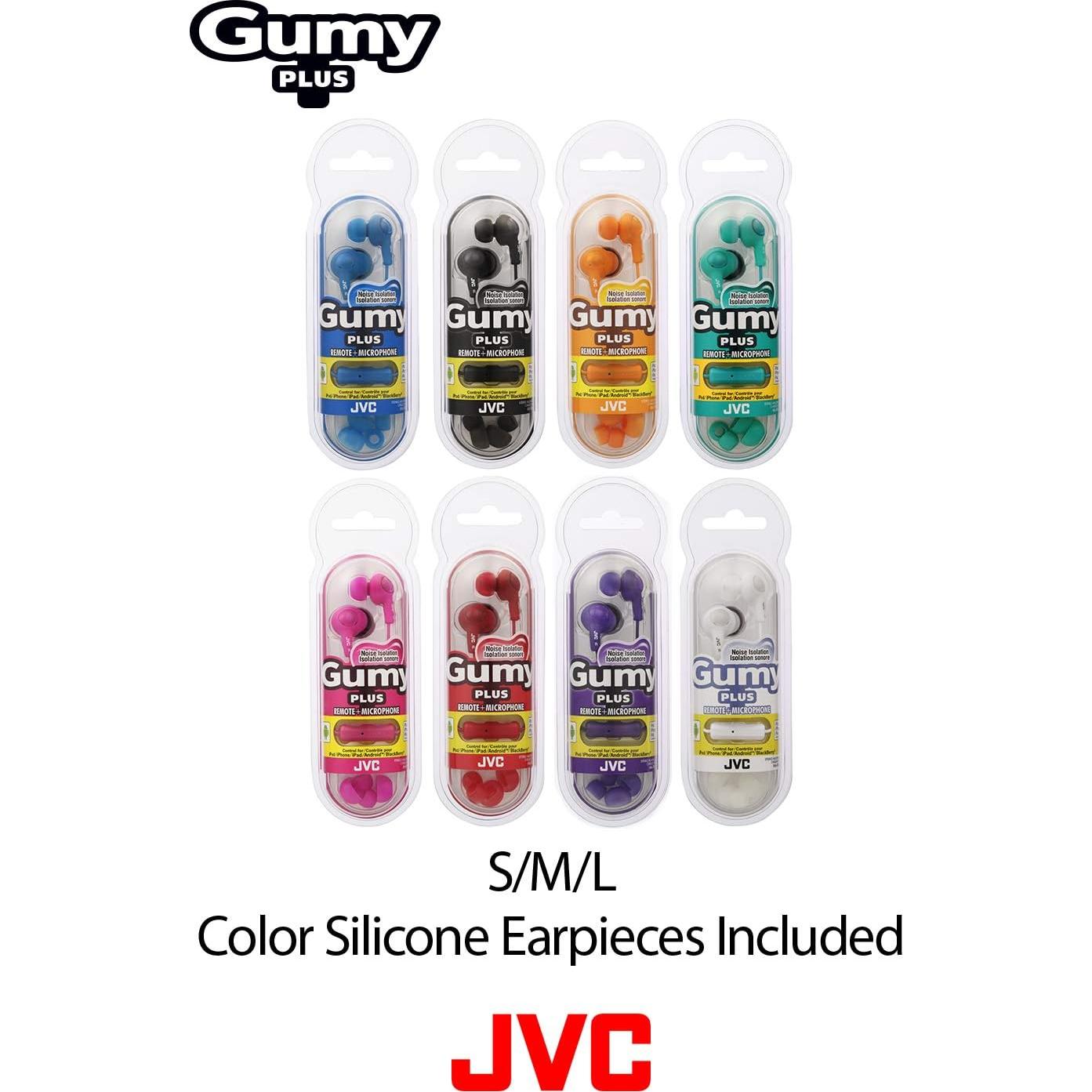 Auriculares Intrauditivos JVC HAFR6B Gumy Plus Negro