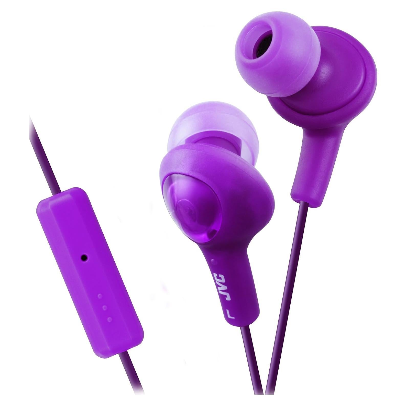 Auriculares Intrauditivos JVC HAFR6V Gumy Plus Violeta