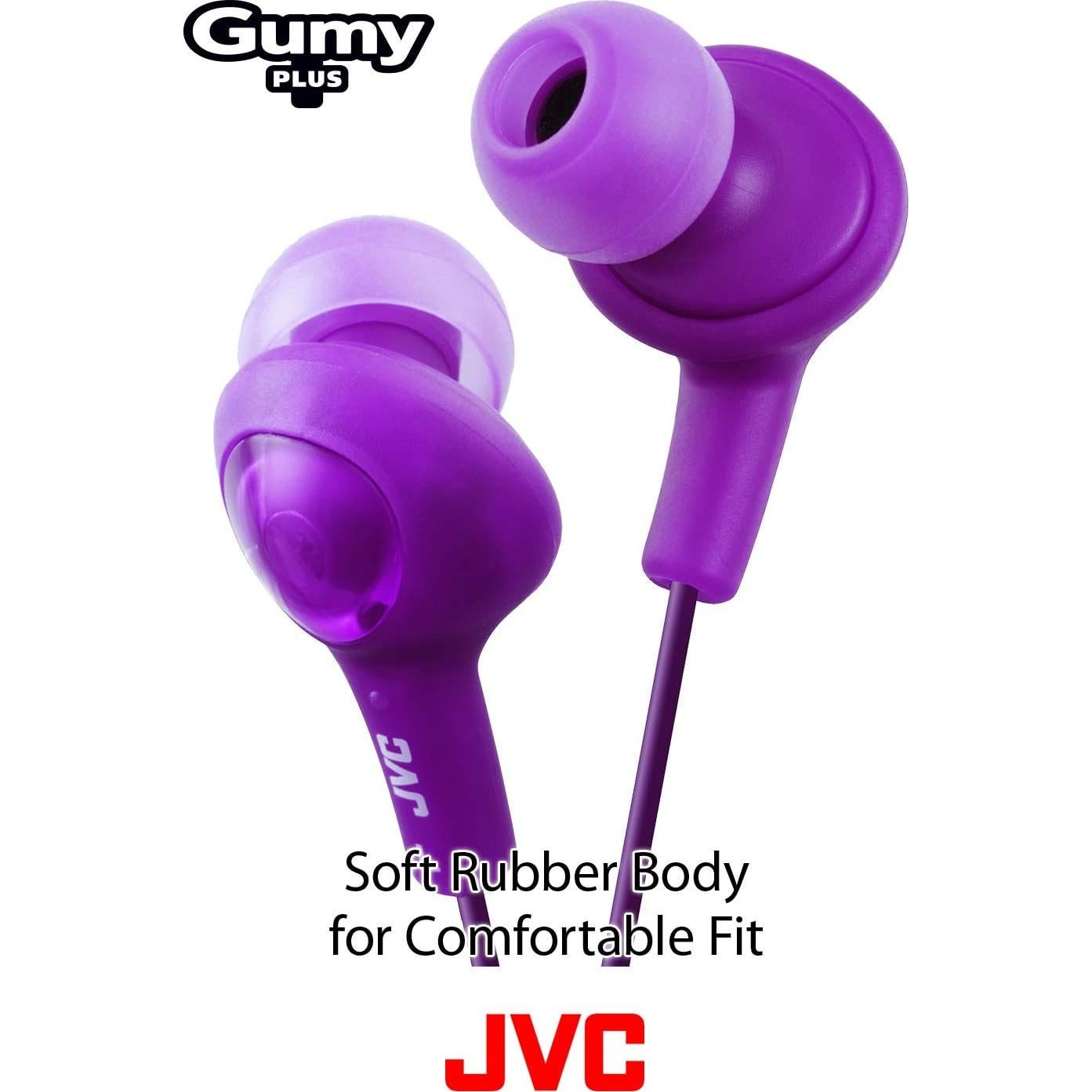 Auriculares Intrauditivos JVC HAFR6V Gumy Plus Violeta