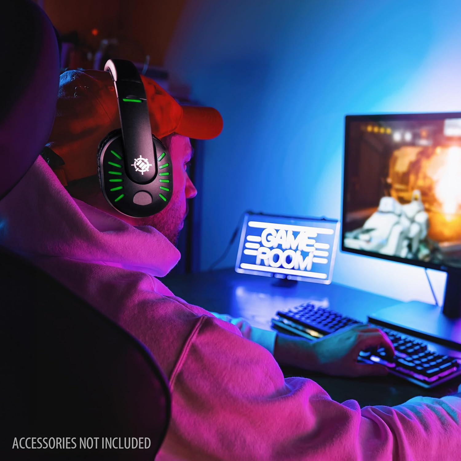 Auriculares Gaming ENHANCE GX-H5 Verde con Micrófono 3.5mm