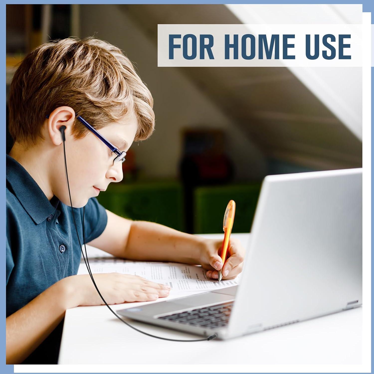 Auriculares Konohan 100 Piezas para Estudiantes Negro 3.5mm