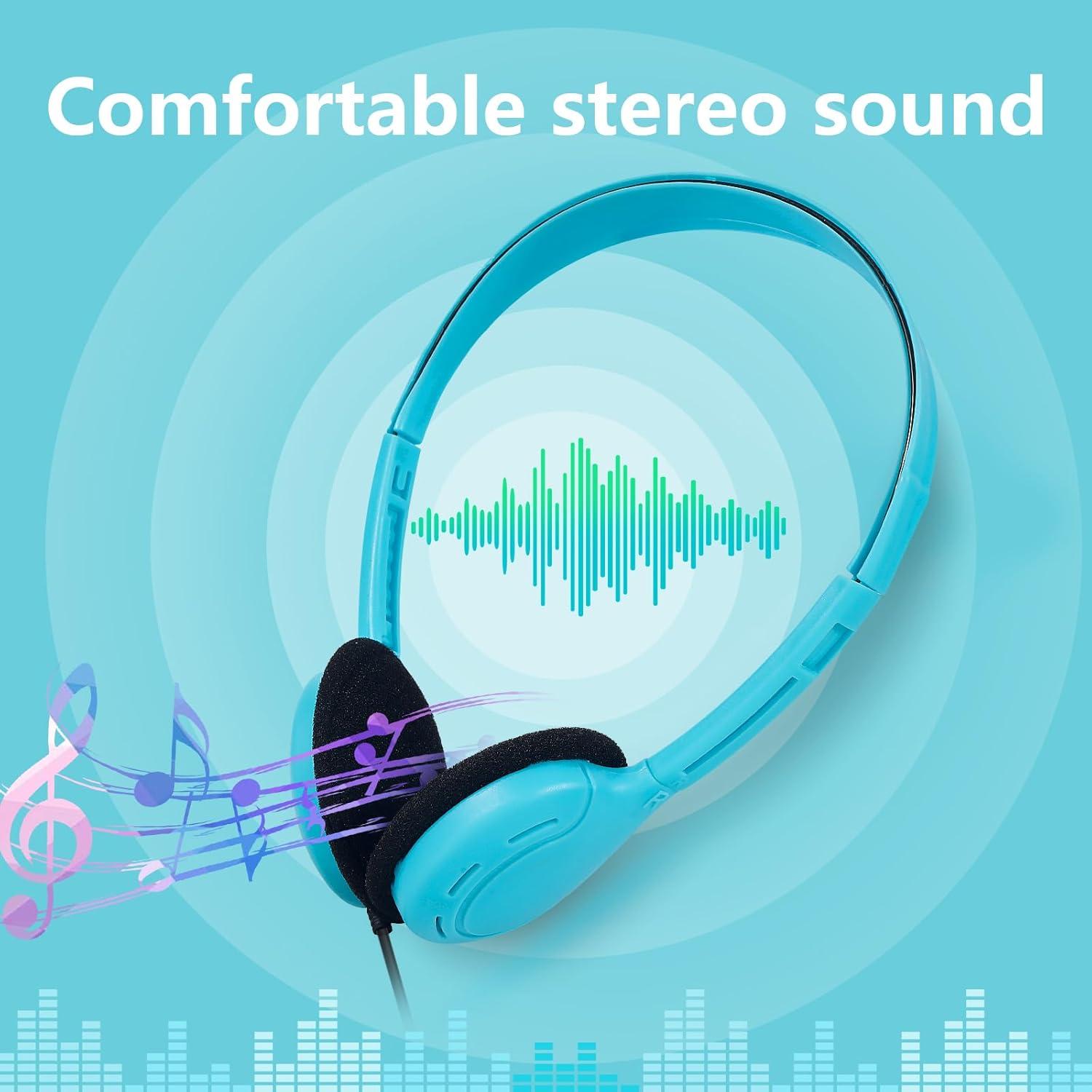 30 Auriculares para Estudiantes TJZXGUI 3.5mm Multicolor