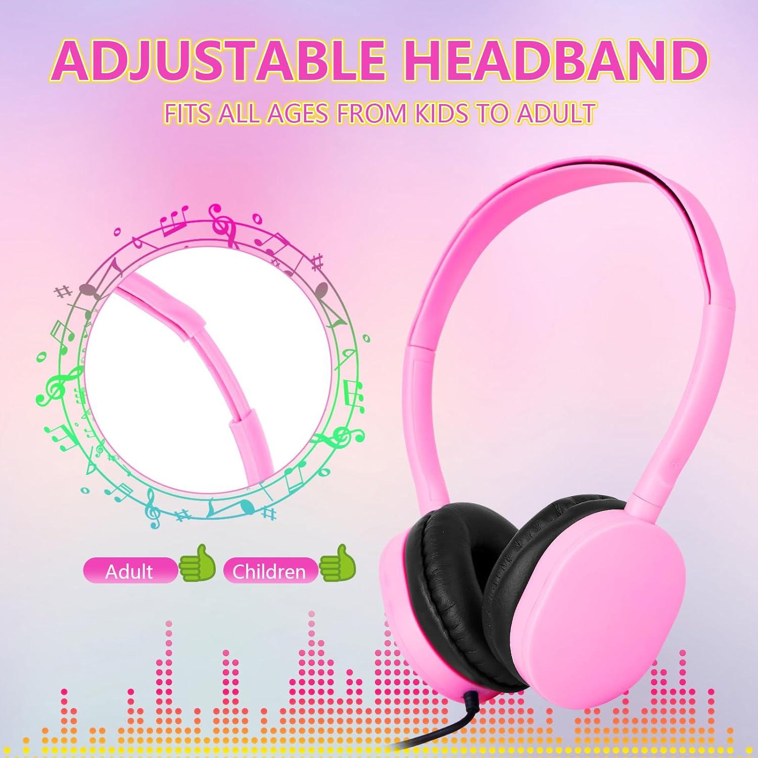 Auriculares para Niños ZXQZYM028 Paquete de 10 Multicolor