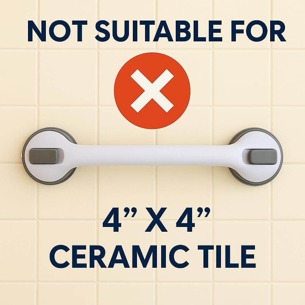 Barras de Agarre para Ducha CIVJET 2PK 41.91 cm Gris