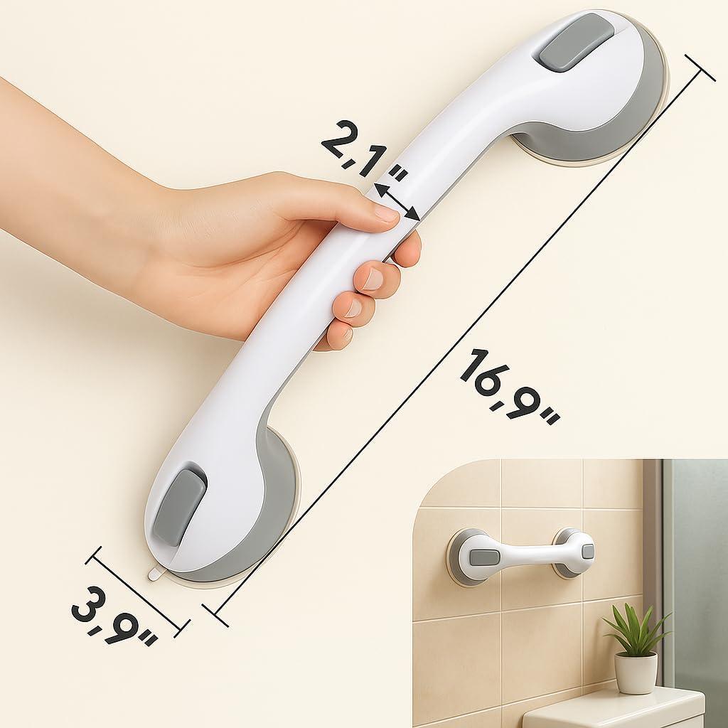 Barras de Agarre para Ducha CIVJET 2PK 41.91 cm Gris