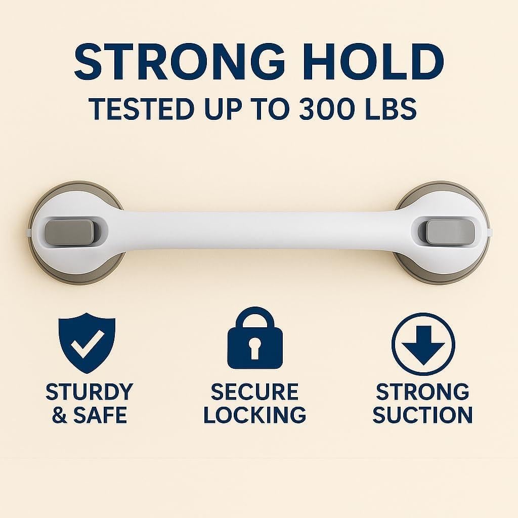 Barras de Agarre para Ducha CIVJET 2PK 41.91 cm Gris