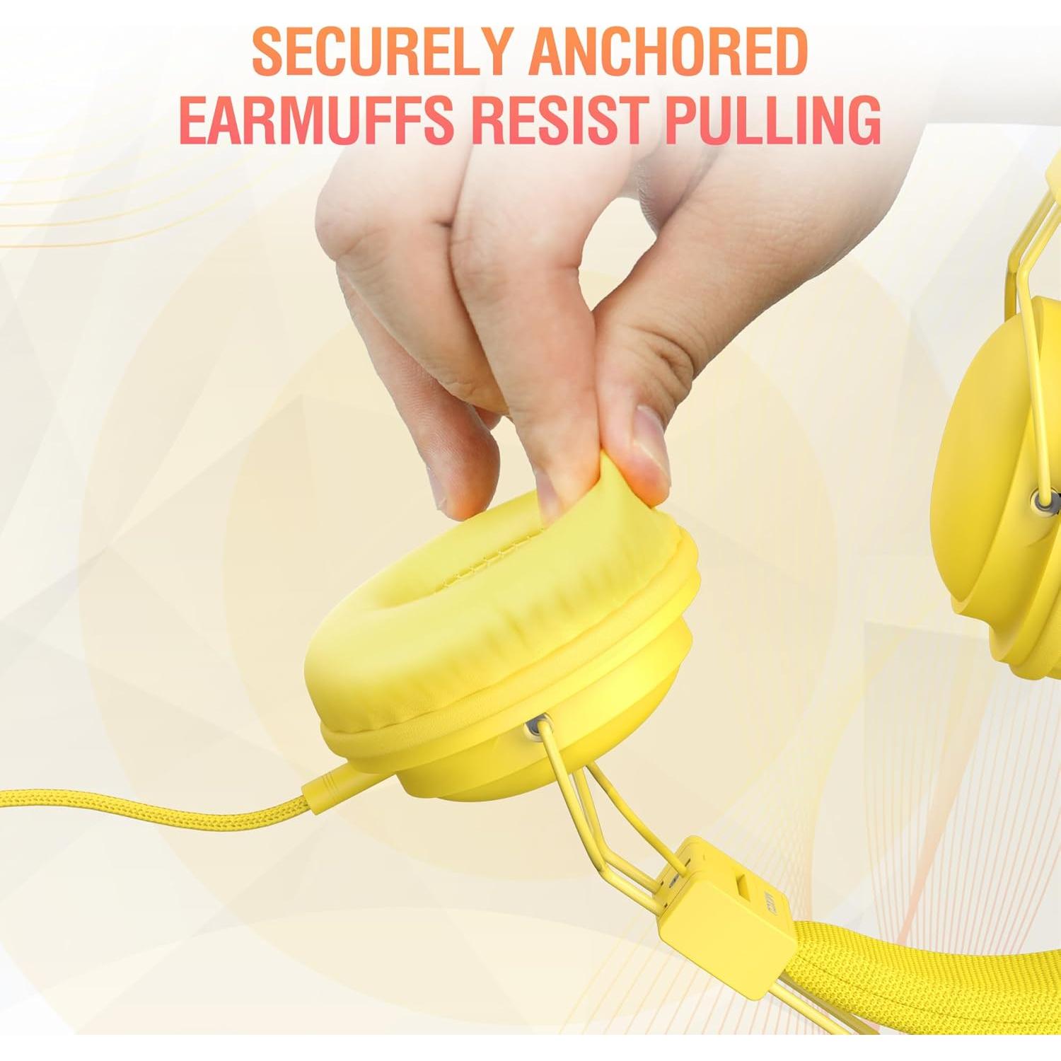 Auriculares Cableados para Niños MIXCU YCS6 - Paquete de 12, Volumen 85dB